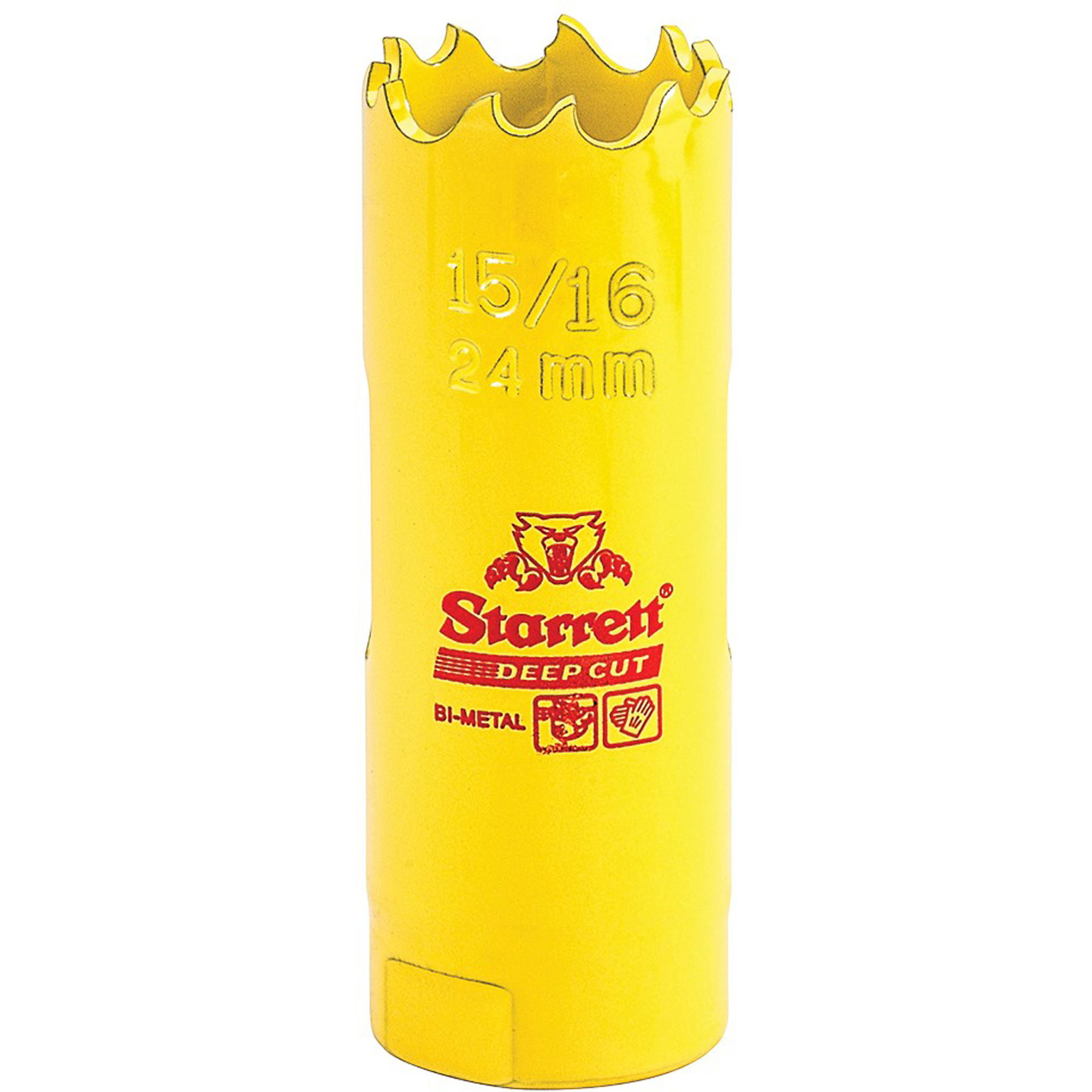 Scie à cloche bimétal 15/16", 15/16", Profondeur de la coupe 2", Bimétal