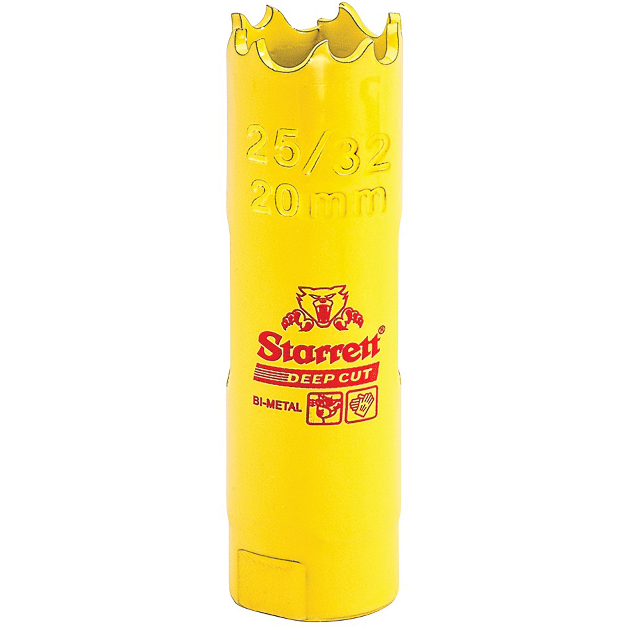 Scie à cloche bimétal 25/32", 25/32", Profondeur de la coupe 2", Bimétal