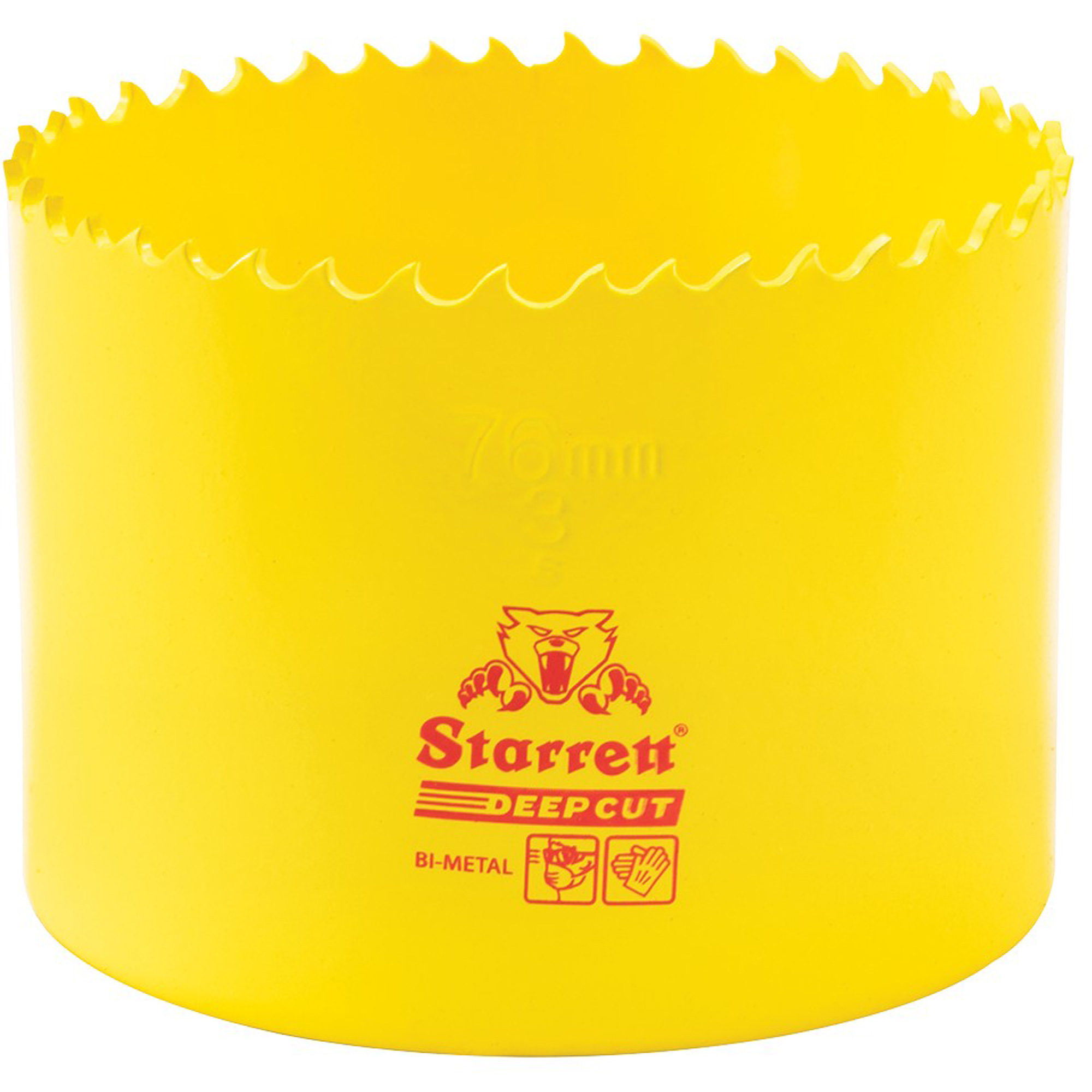 Scie à cloche bimétal 3", 3", Profondeur de la coupe 2", Bimétal