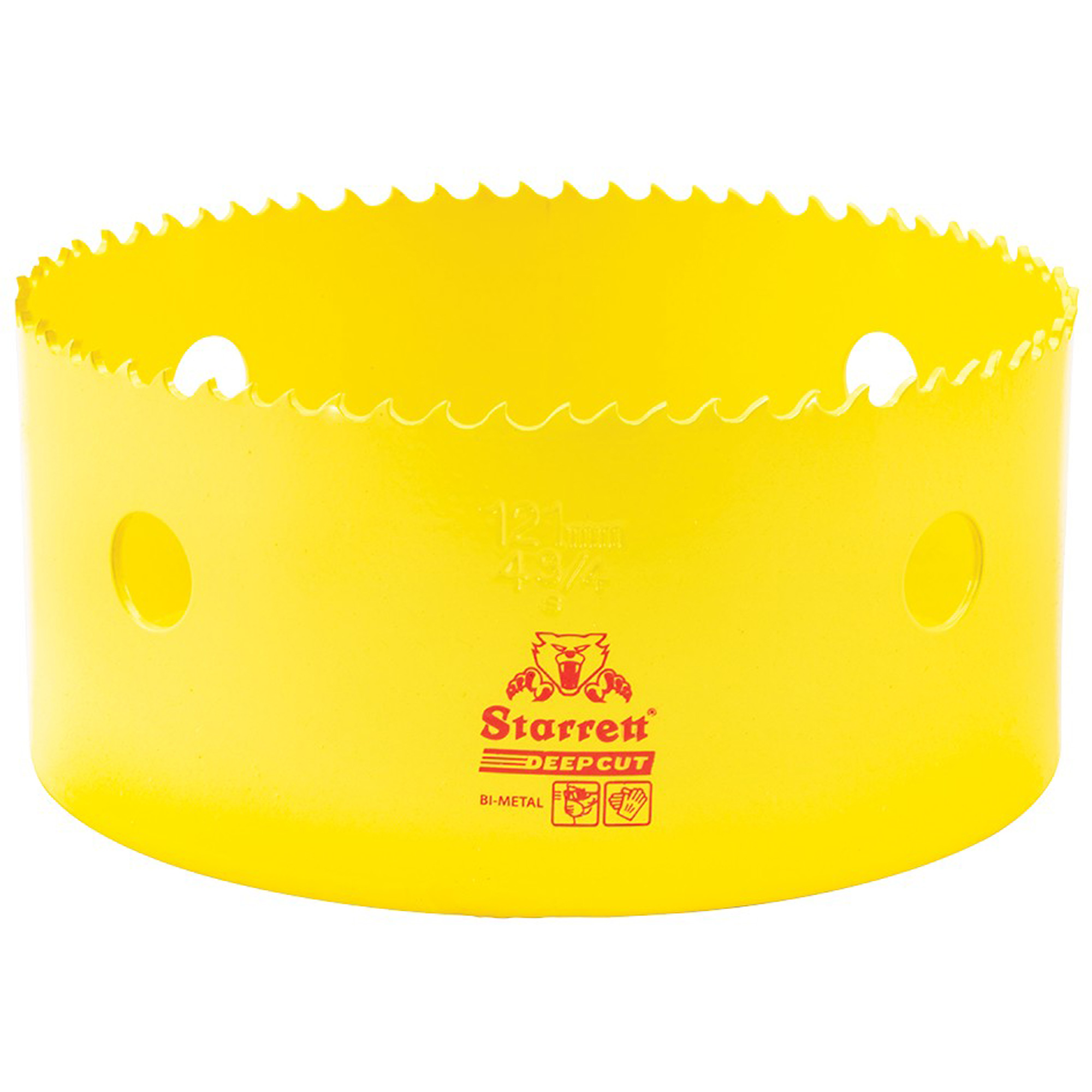Scie à cloche bimétal 4-3/4", 4-3/4", Profondeur de la coupe 2", Bimétal