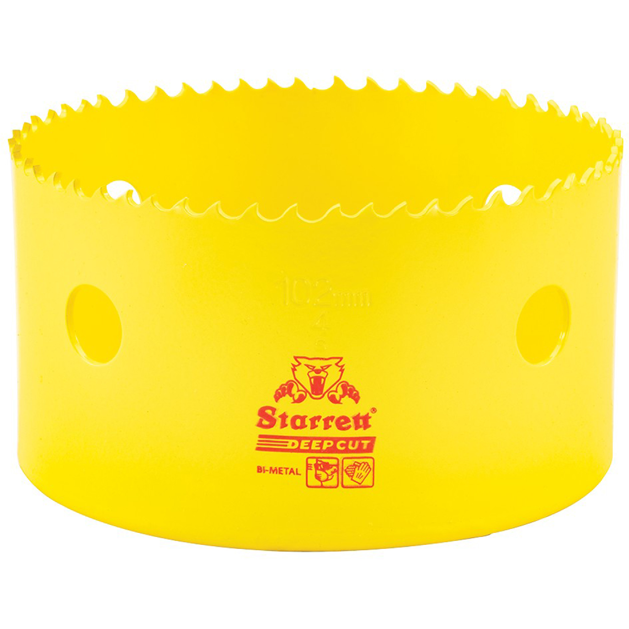 Scie à cloche bimétal 4", 4", Profondeur de la coupe 2", Bimétal