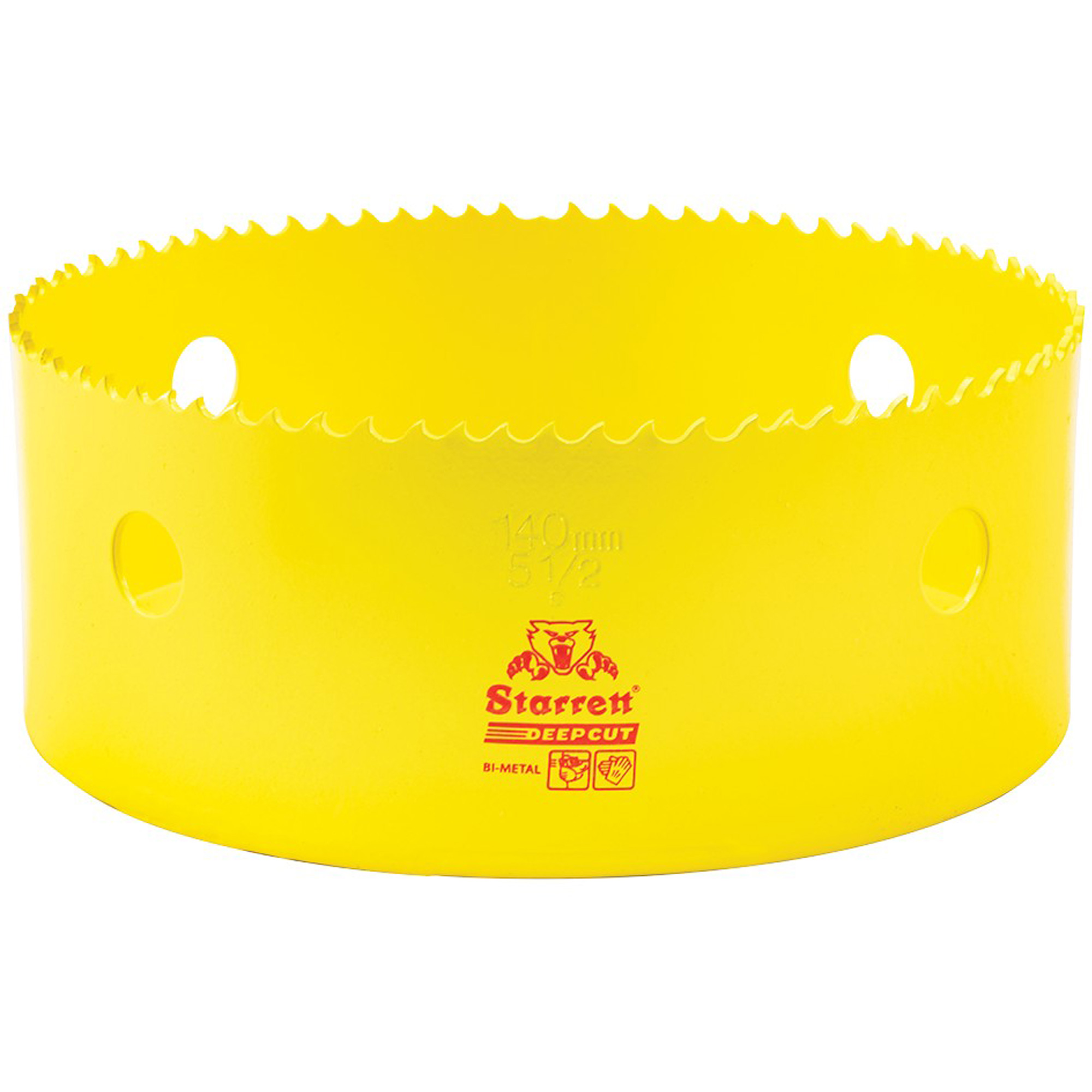 Scie à cloche bimétal 5-1/2", 5-1/2", Profondeur de la coupe 2", Bimétal