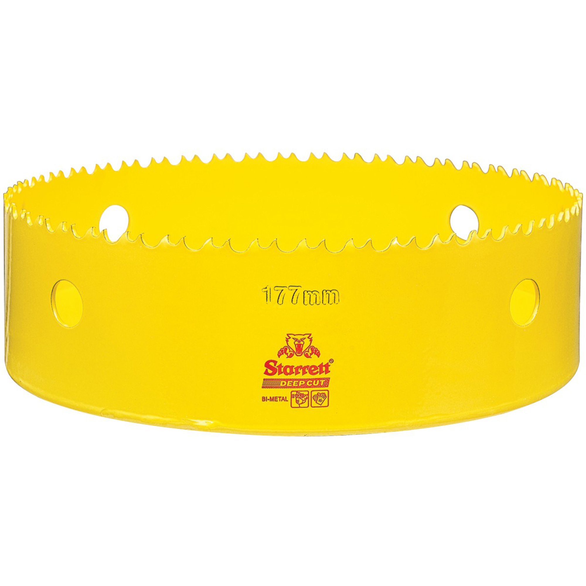 Scie à cloche bimétal 6-31/3, 6-31/32", Profondeur de la coupe 2", Bimétal