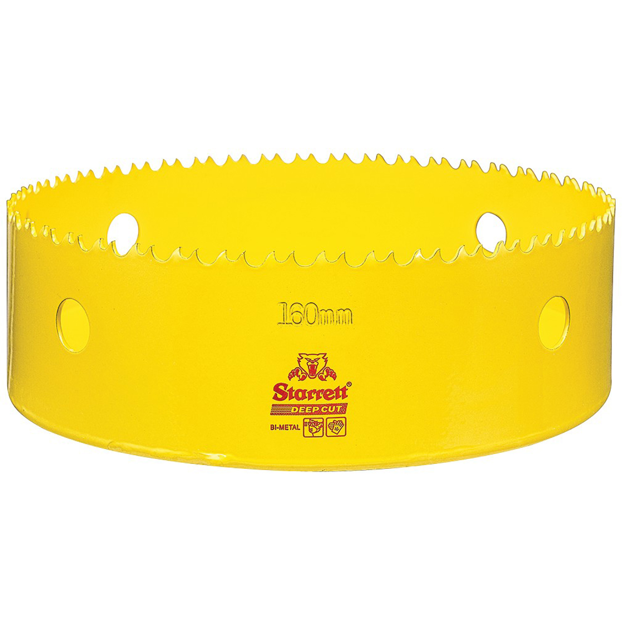 Scie à cloche bimétal 6-5/16, 6-5/16", Profondeur de la coupe 2", Bimétal