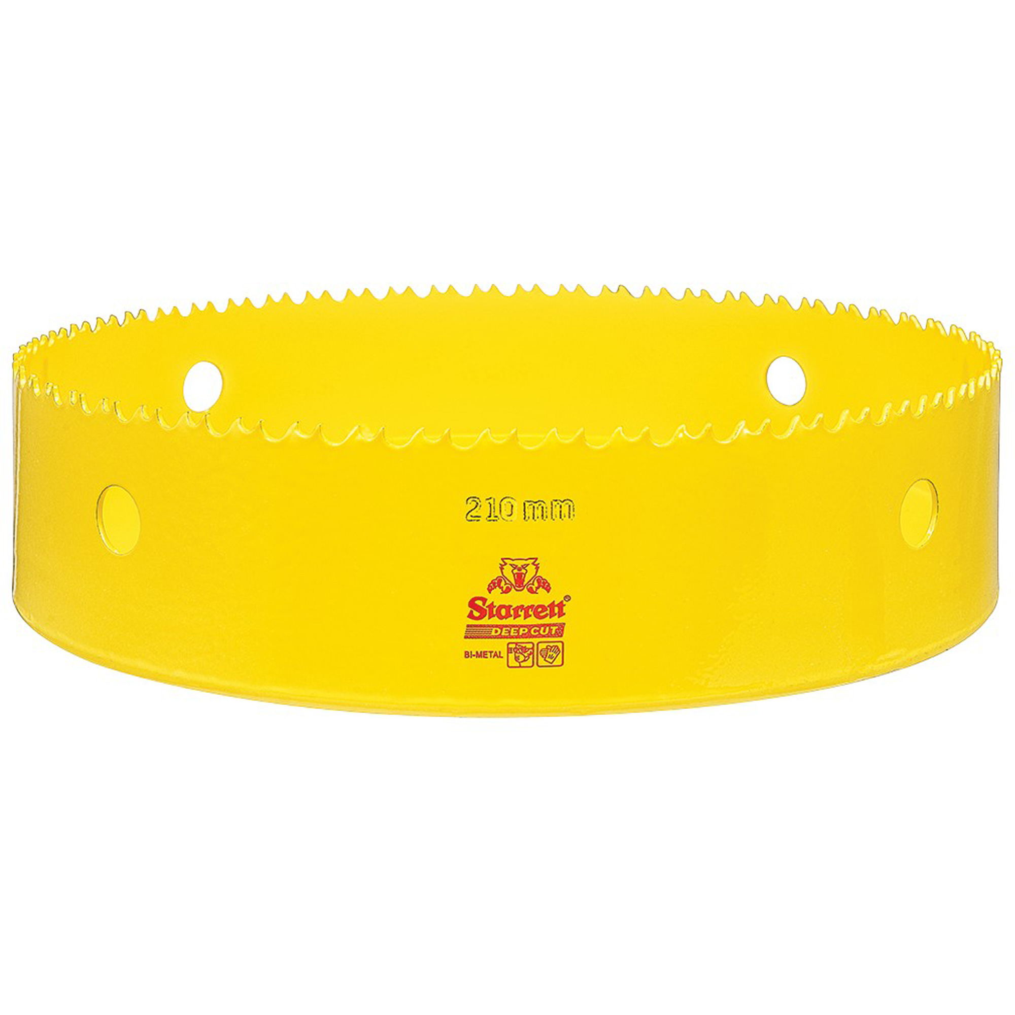 Scie à cloche bimétal 8-9/32, 8-9/32", Profondeur de la coupe 2", Bimétal
