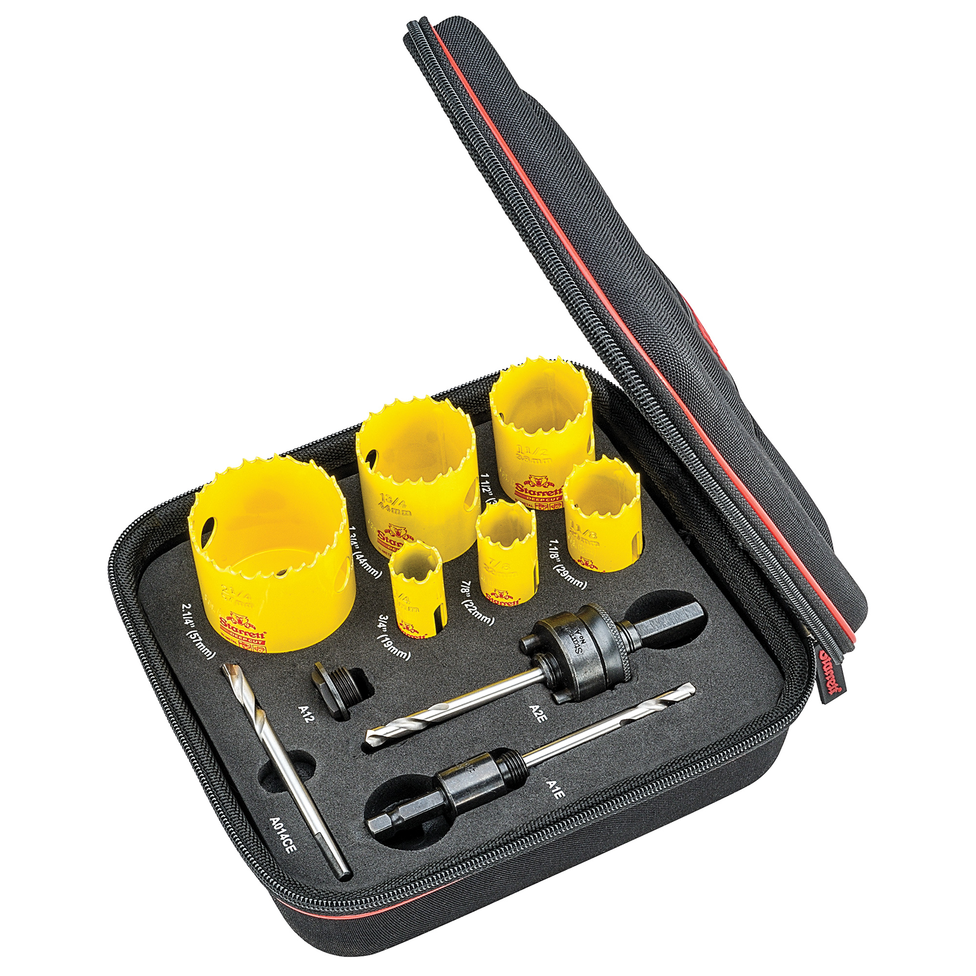 Trousse de scie pour plombier pour trou à coupe profonde, 10 morcea