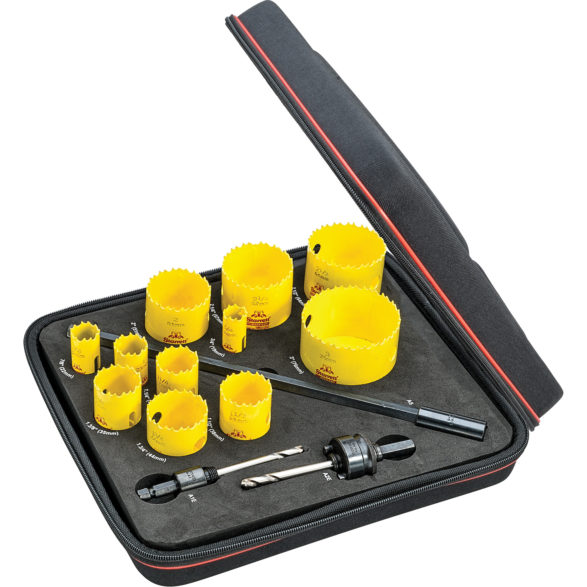 Trousse de scies-cloches industrielles, 14 morcea