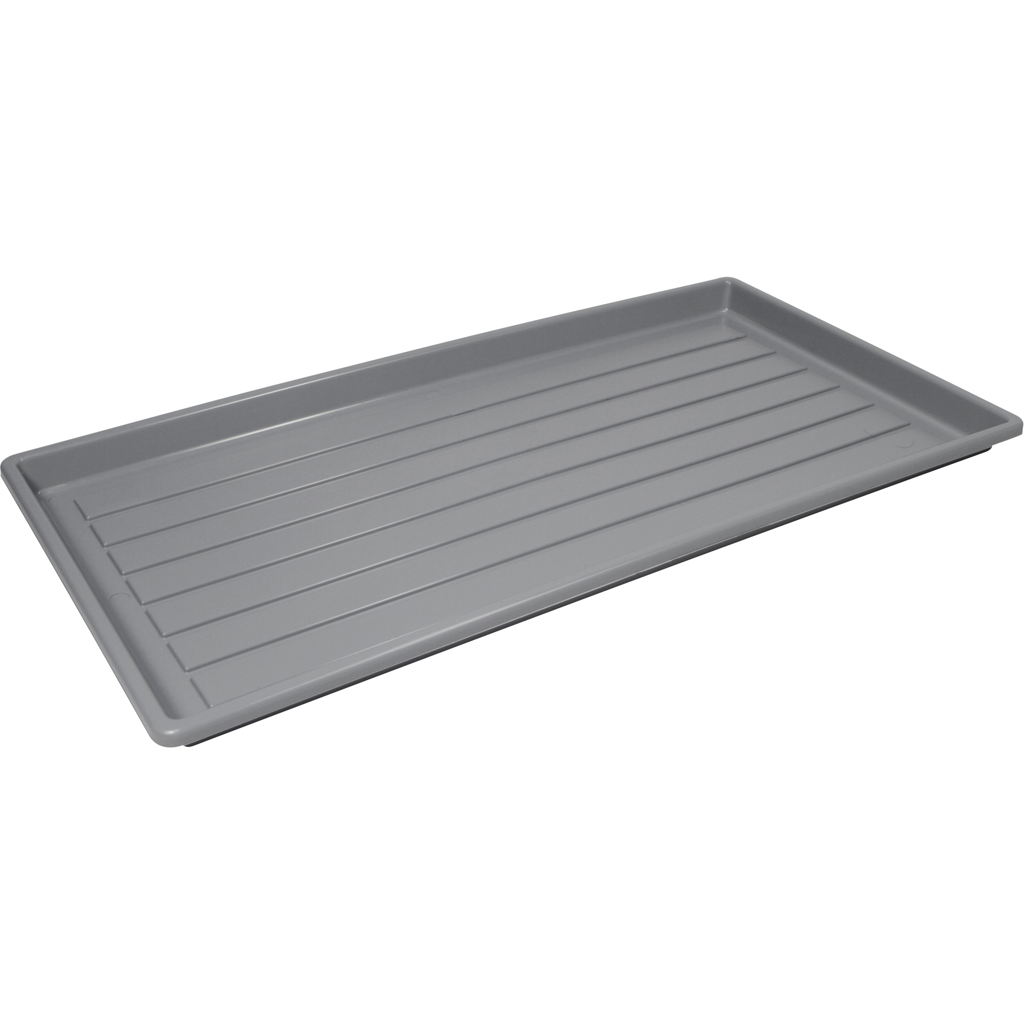 Plateau pour bottes/chaussures humides, Plastique, Gris, 27" lo x 14" la