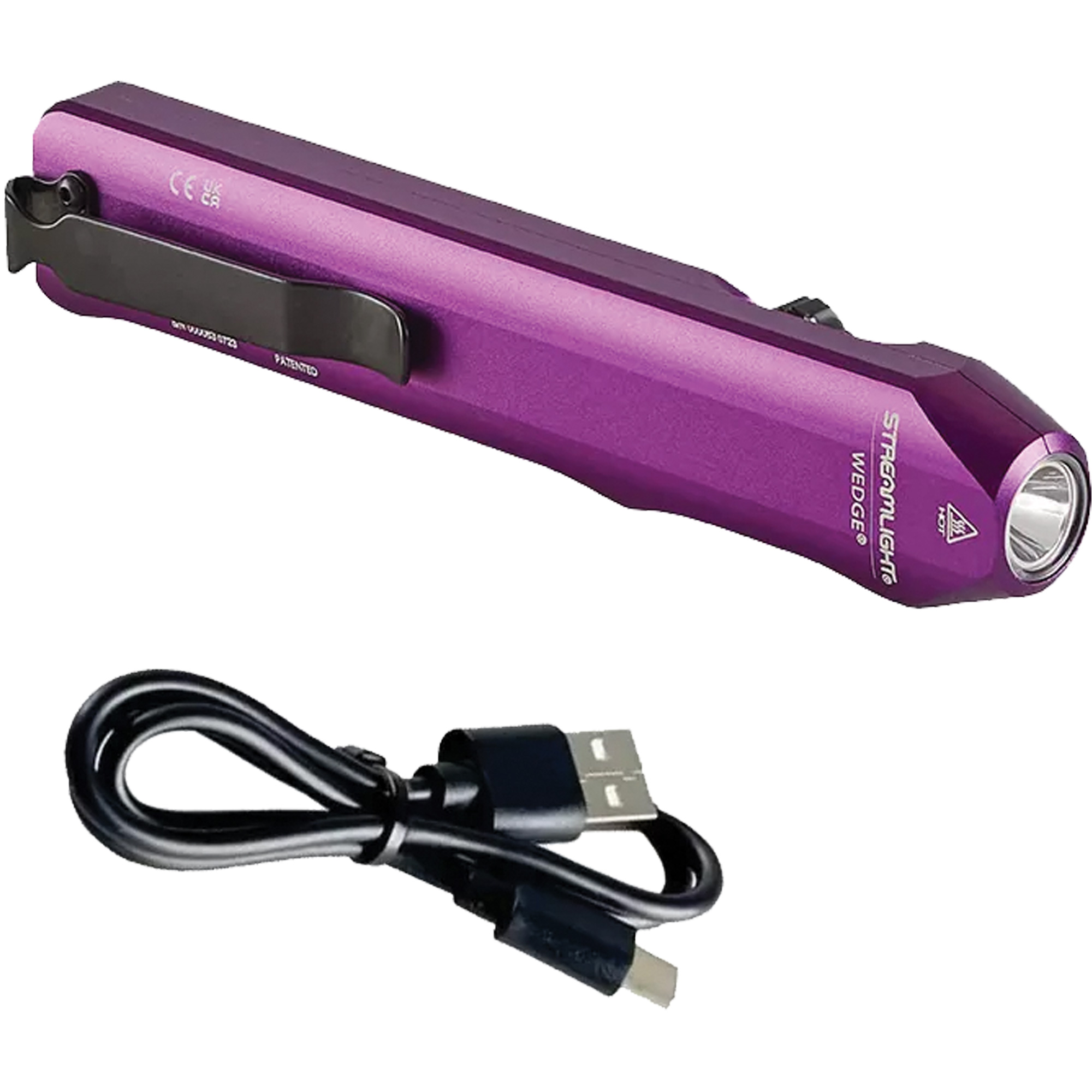 Lampe de poche mince à usage quotidien WedgeMD, DEL, 1000 lumens, Piles Rechargeable