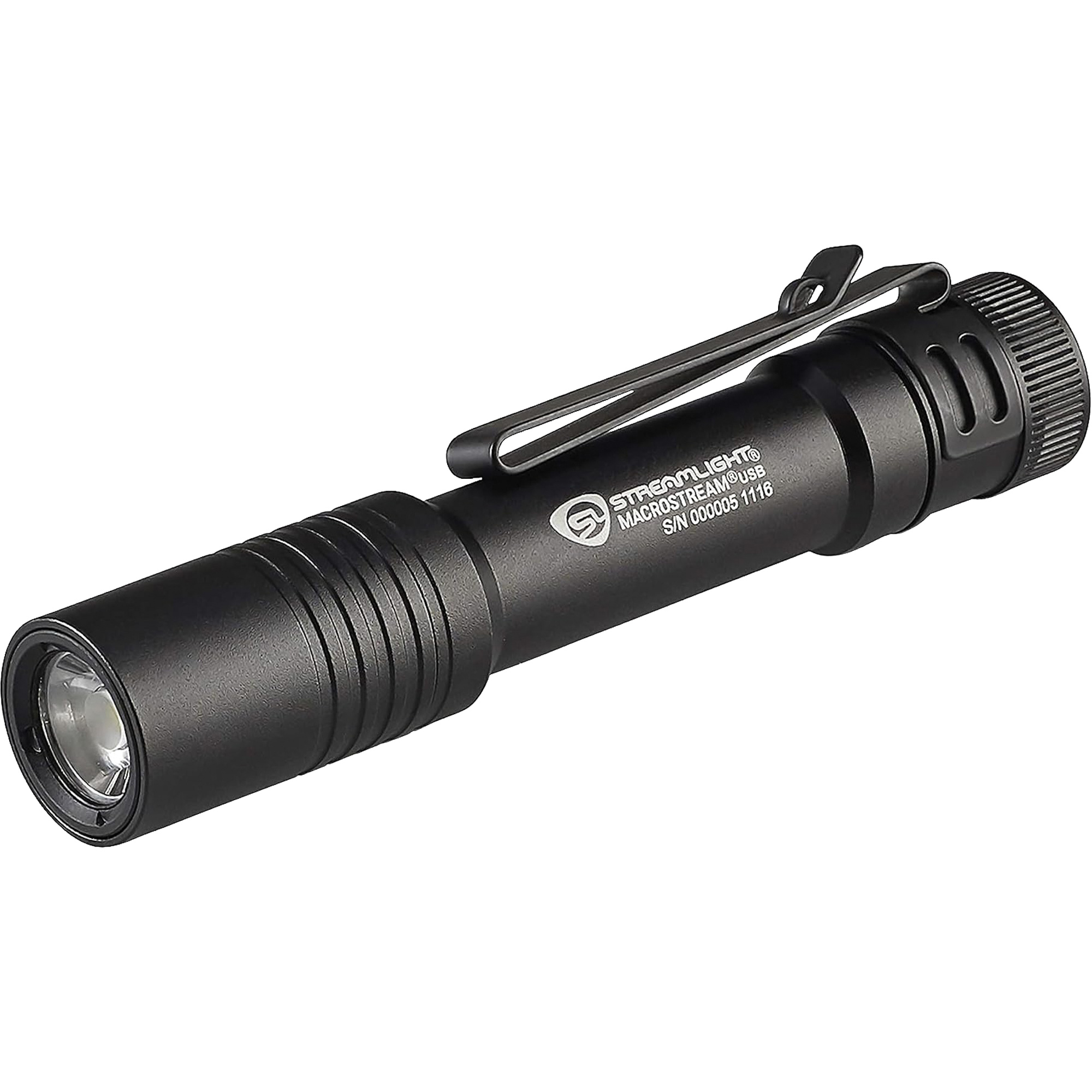 Lampe de poche personnelle MacrostreamMD USB, DEL, 500 lumens, Piles Rechargeable