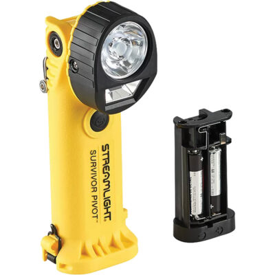 Lampe de poche Survivor PivotMD avec porte-pile, DEL, 325 lumens, Piles Rechargeable
