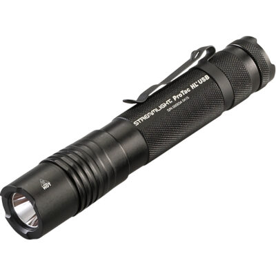 Lampe de poche tactique professionelle ProTacMD HL USB, DEL, 1000 lumens, Piles Rechargeable