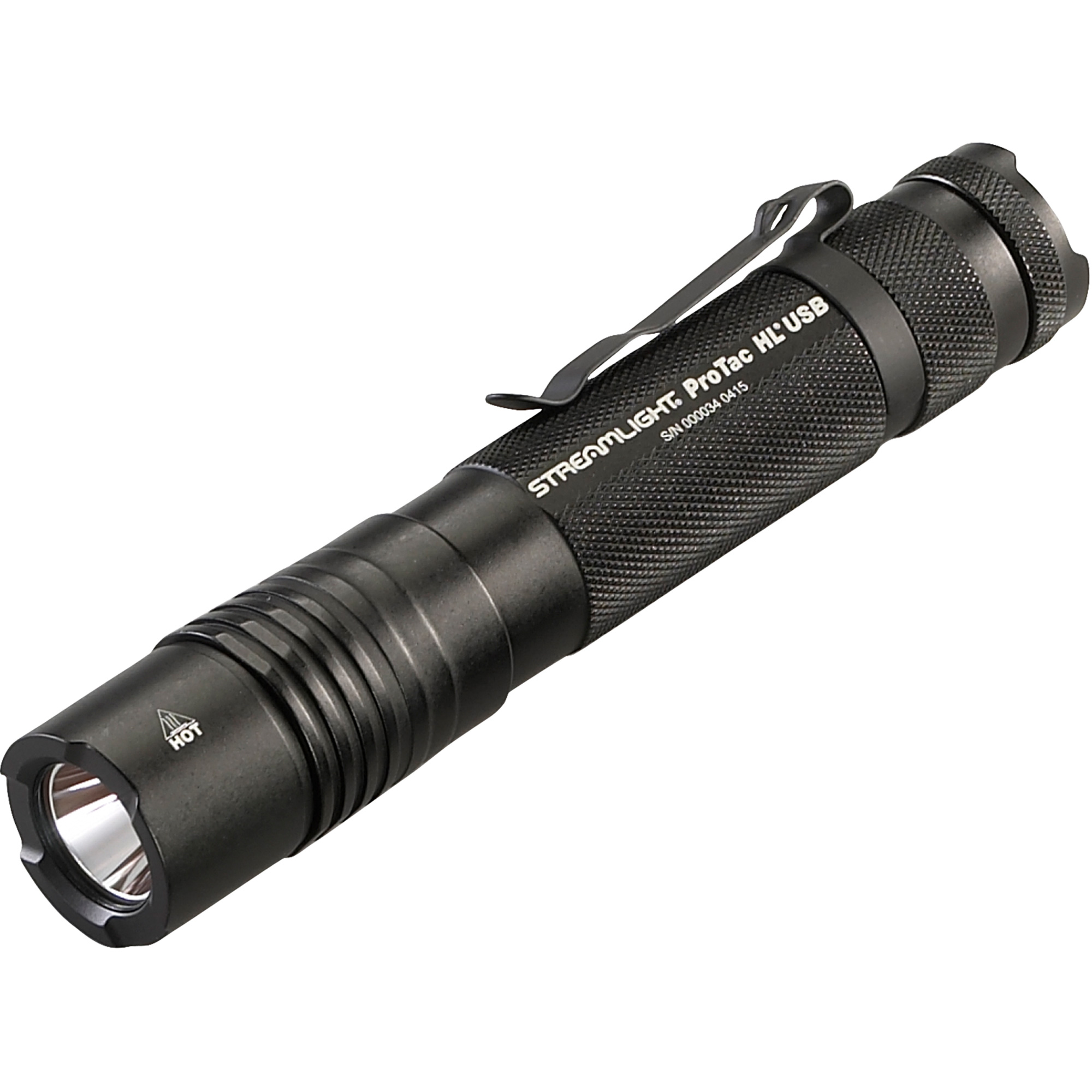 Lampe de poche tactique professionelle ProTacMD HL USB, DEL, 1000 lumens, Piles Rechargeable