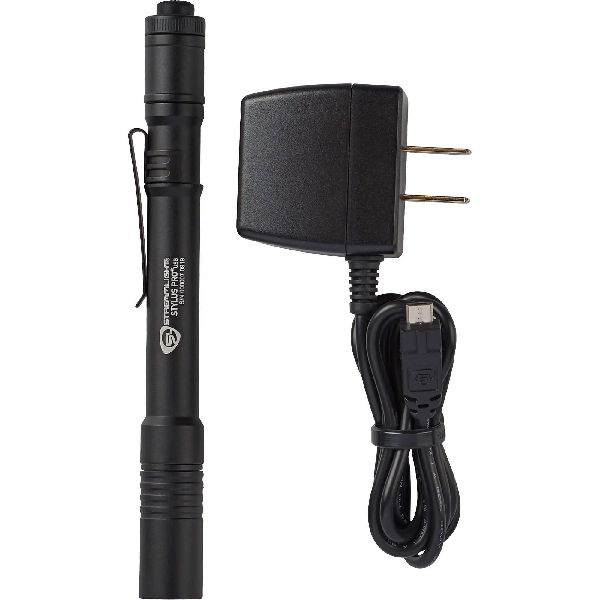 Lampe stylo USB Stylus ProMD, DEL, 350 lumens, Corps en Aluminium, piles Rechargeable, Compris