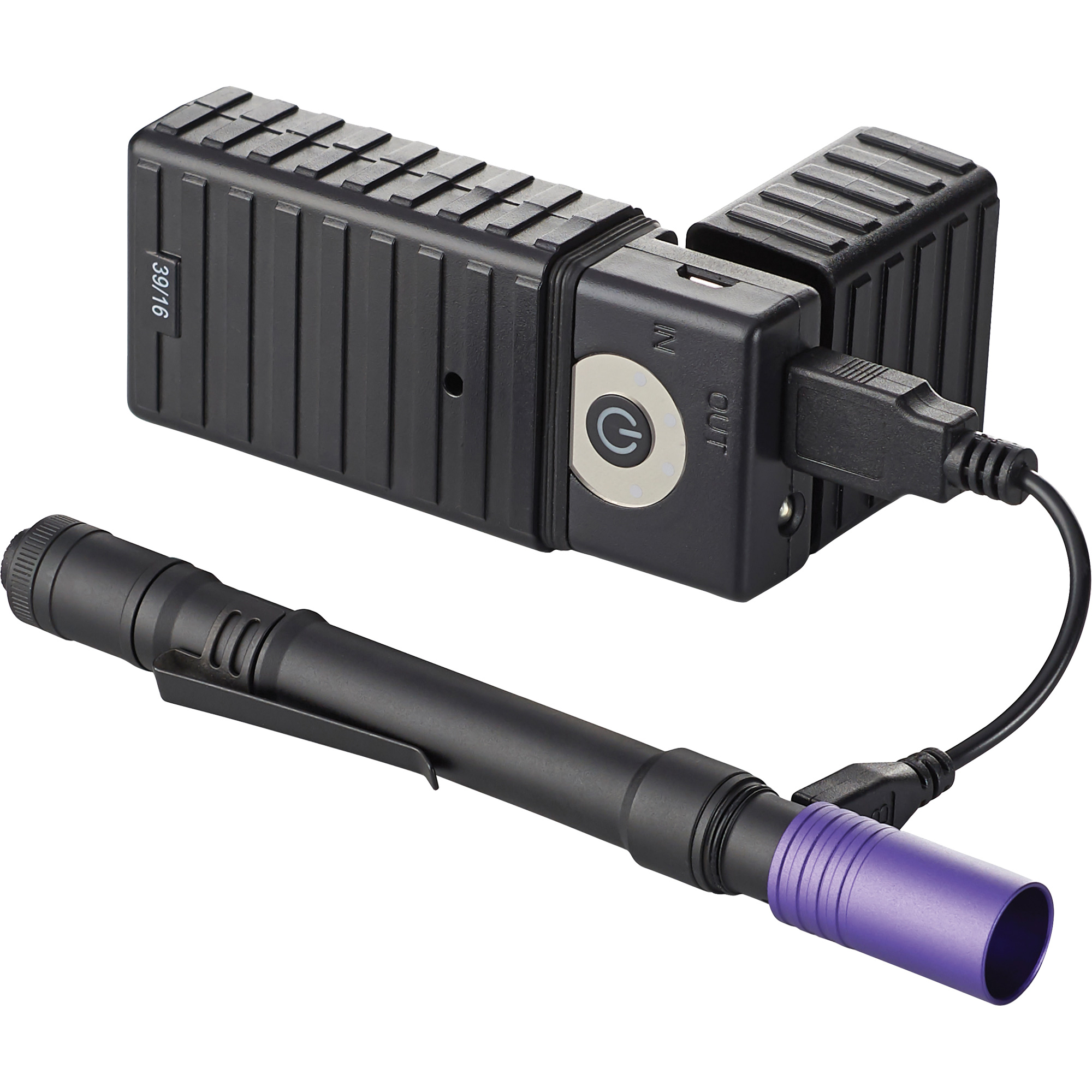 Lampe stylo UV avec port de recharge micro USB Stylus ProMD, DEL, Piles Rechargeable – Image 5