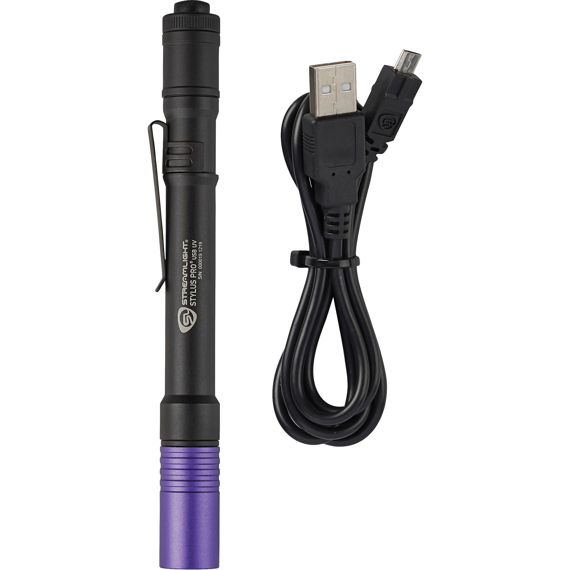 Lampe stylo UV avec port de recharge micro USB Stylus ProMD, DEL, Piles Rechargeable – Image 6