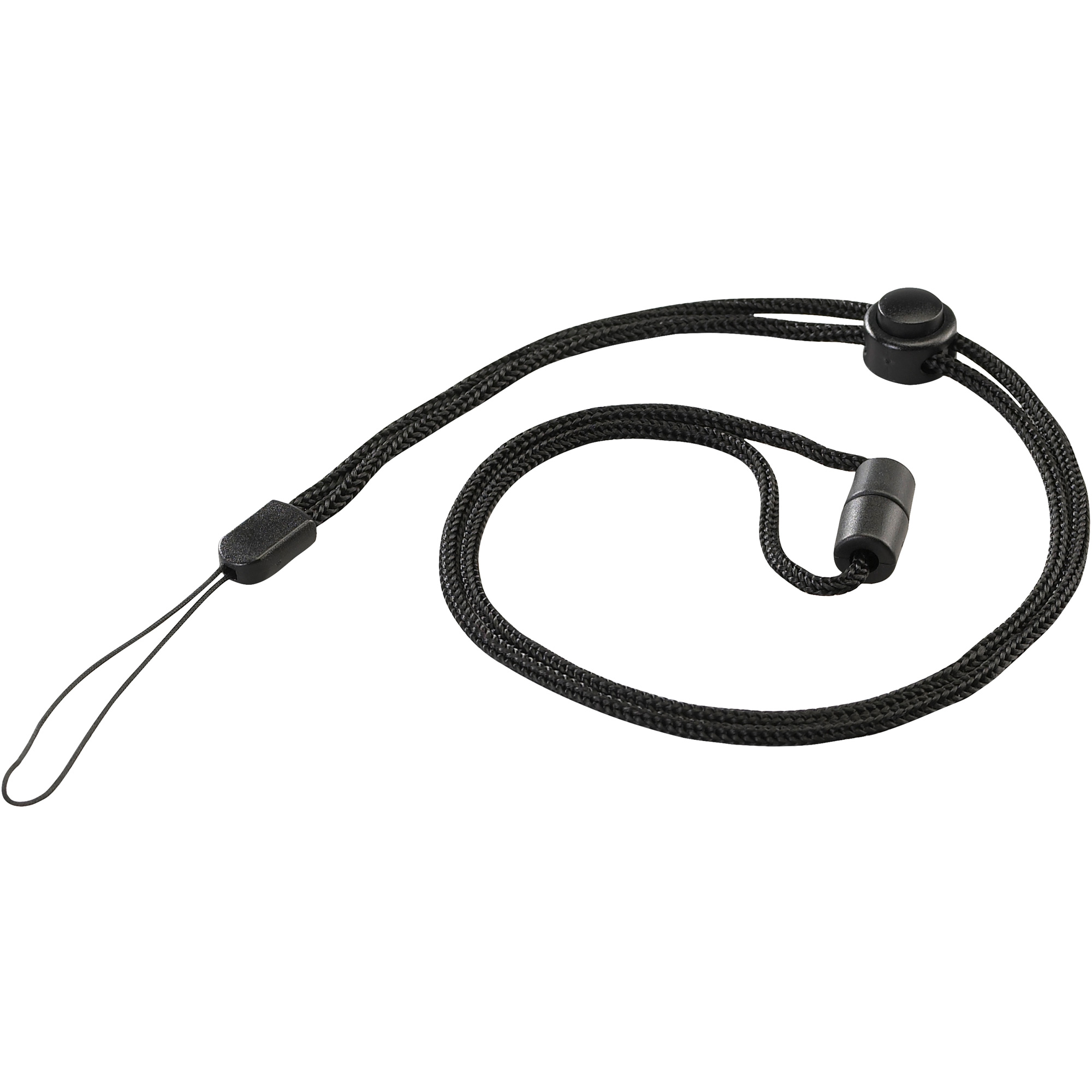 Longe avec glissoir à bouton-poussoir pour lampe de poche