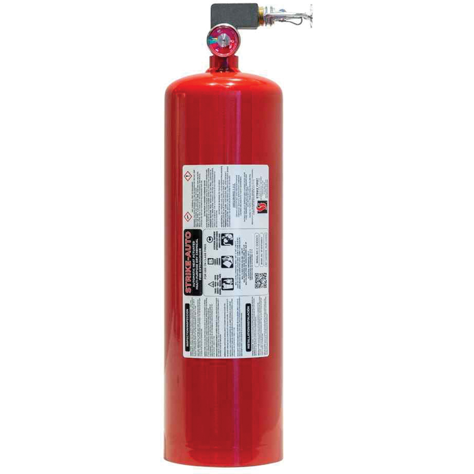 Extincteur automatique polyvalent actionné par la chaleur avec support horizontal, ABC, Capacité 37,8 L