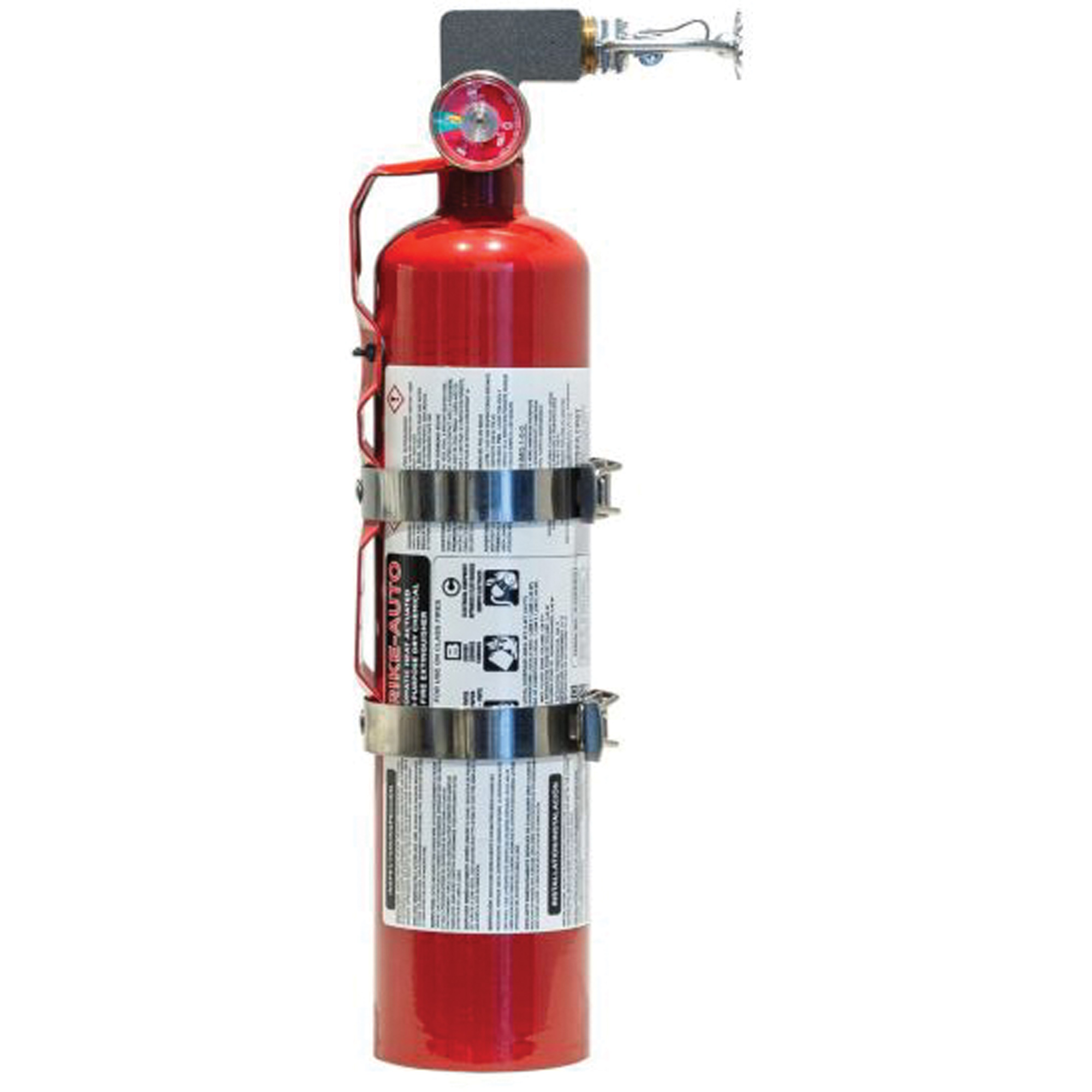 Extincteur automatique polyvalent actionné par la chaleur avec support horizontal, ABC, Capacité 9,4 L