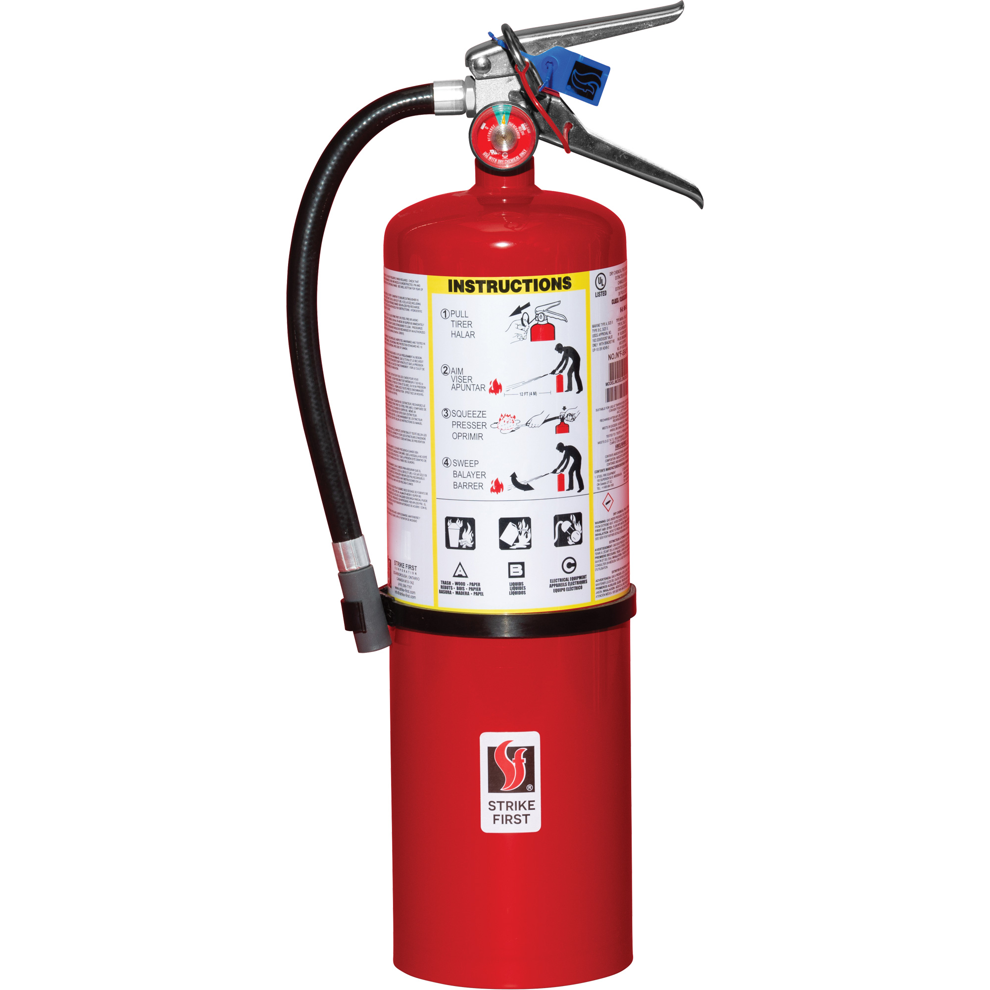 Extincteur d'incendie, ABC, Capacité 10 lb