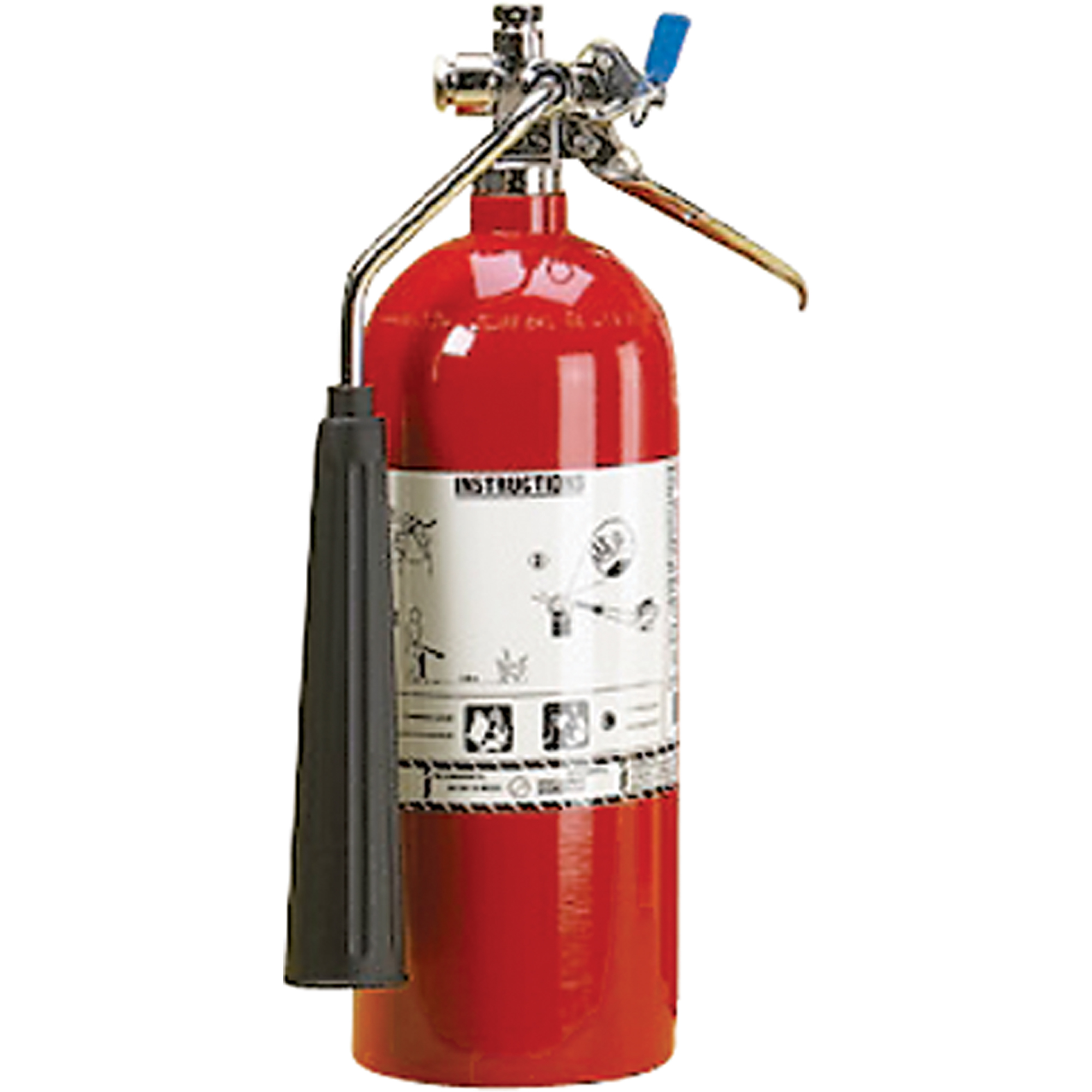 Extincteurs au dioxyde de carbone (CO2), cylindre en aluminium, BC, Capacité 15 lb