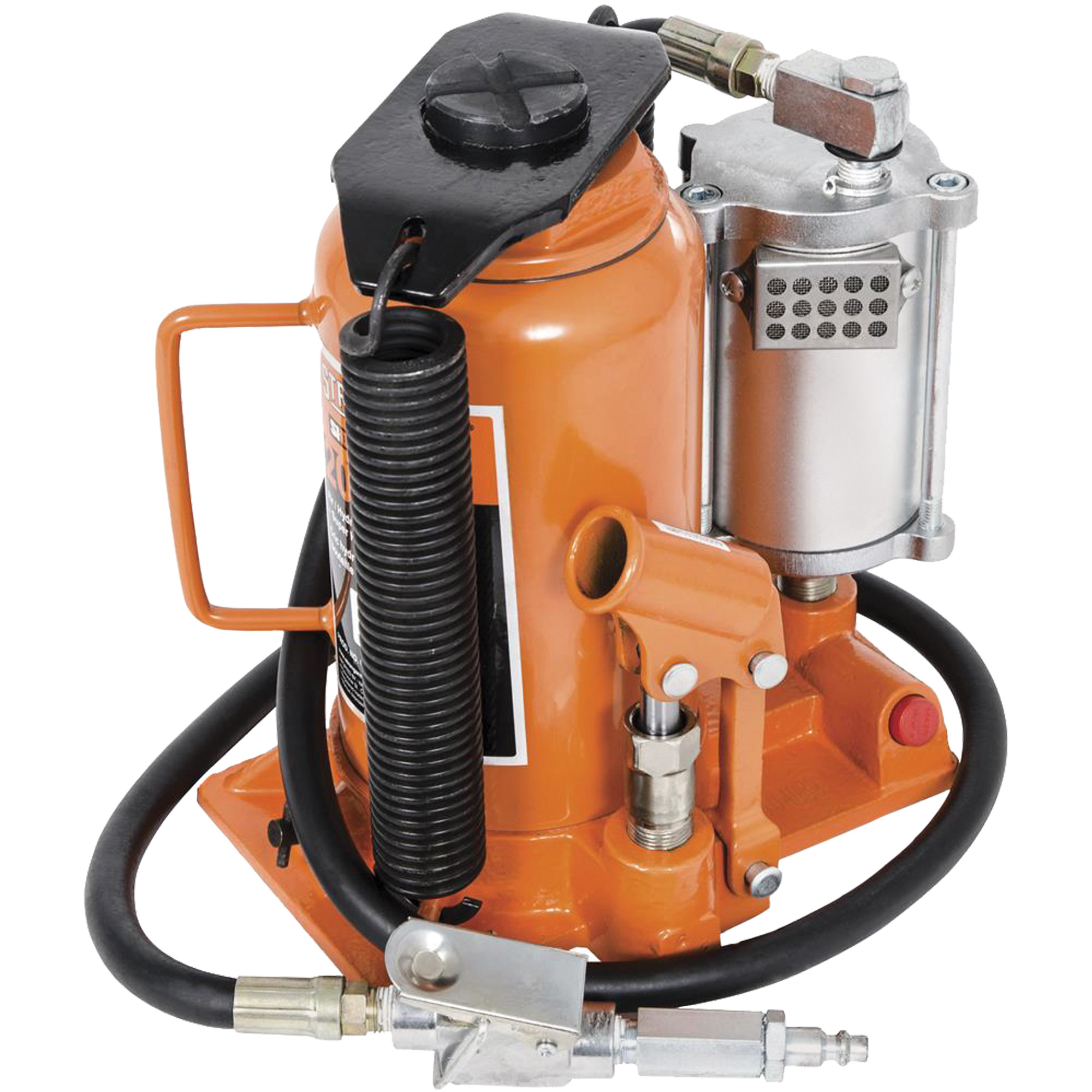 Cric-bouteille super robuste, 20 tonne(s), Air comprimé/hydraulique, 20" Hauteur élevée