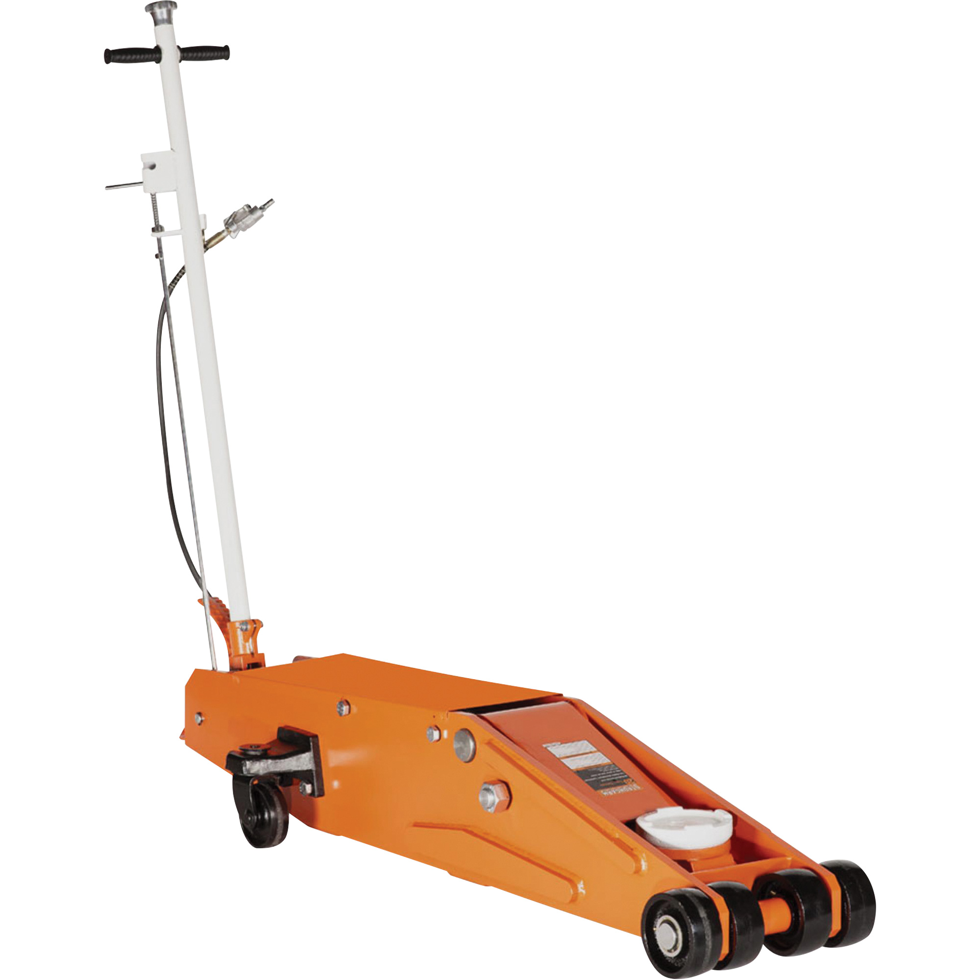Crics de garage long châssis — pneumatique, 20 tonne(s), Air comprimé/hydraulique