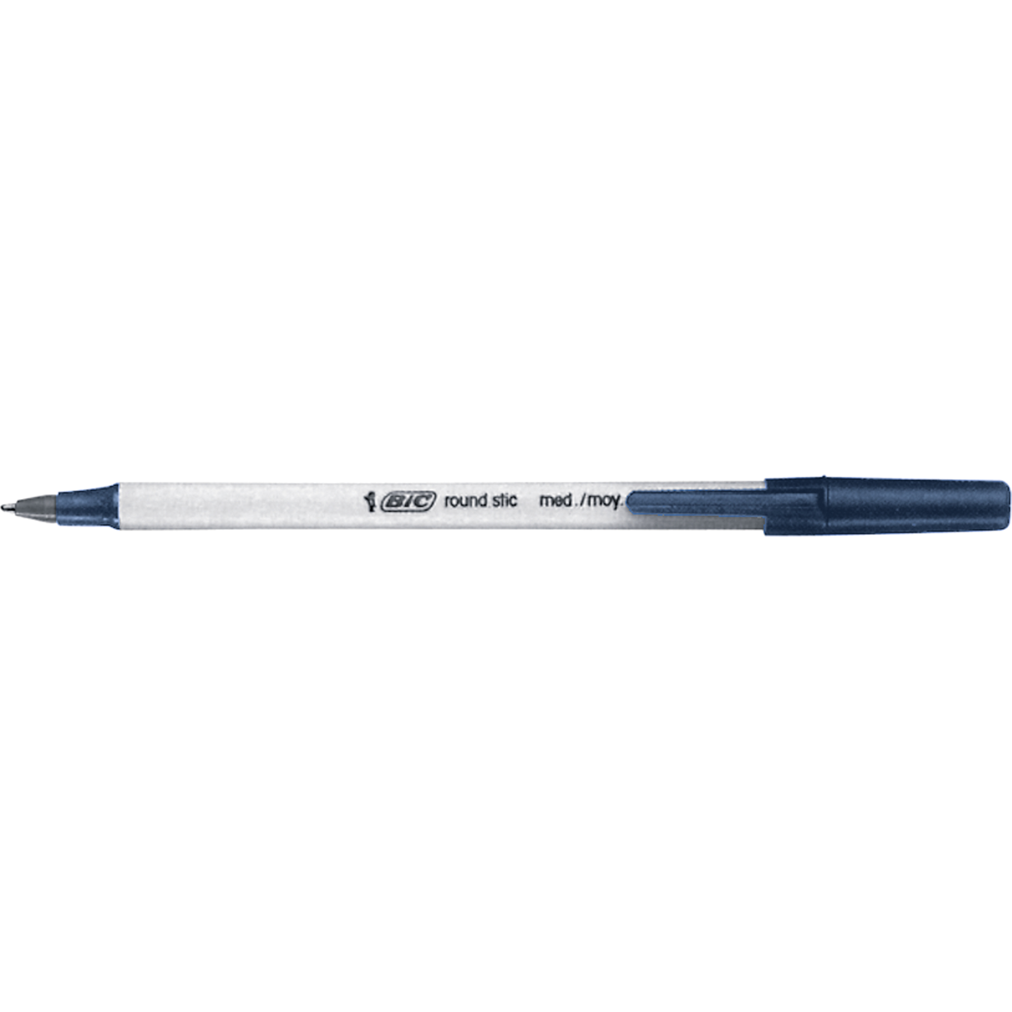 Stylo à bille BicMD Round SticMC, Bleu, 0,8 mm