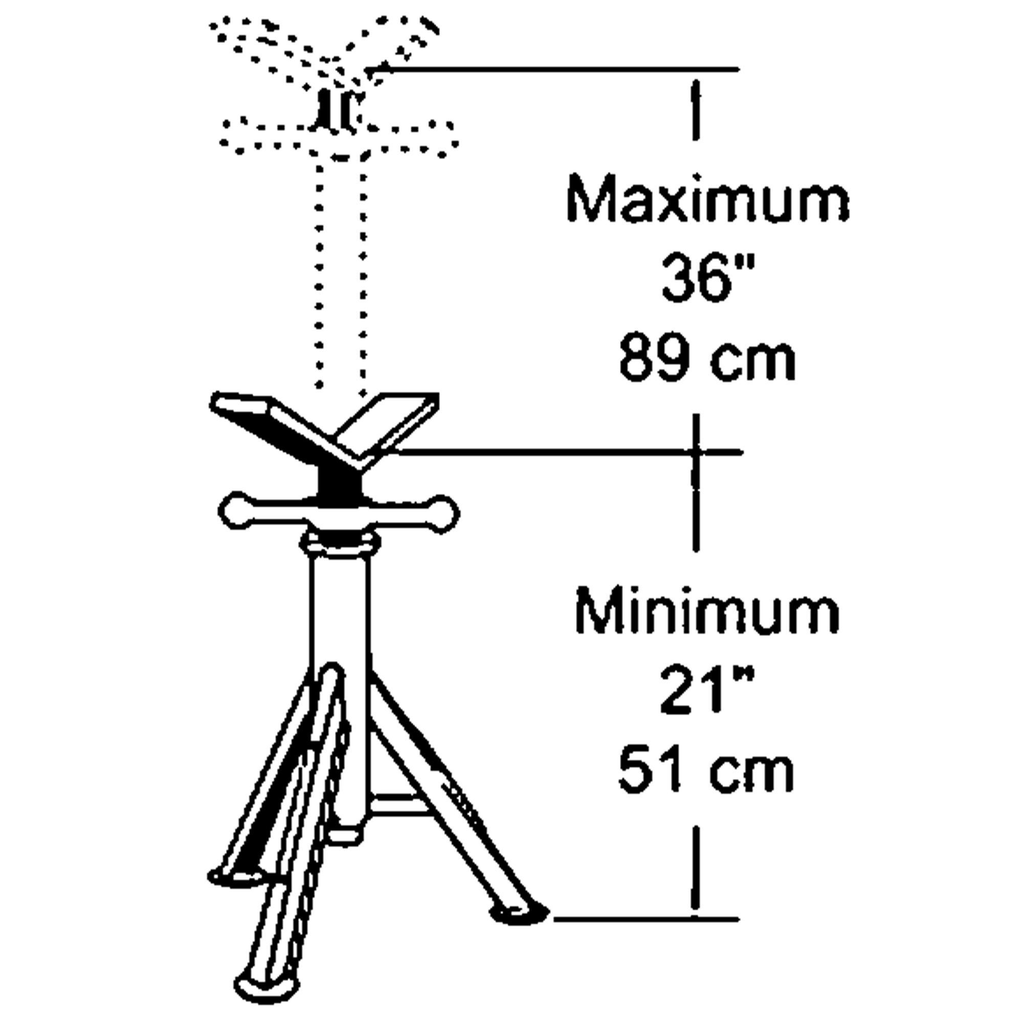 Lève-tubes robuste, Capacité de chargement 2500 lb