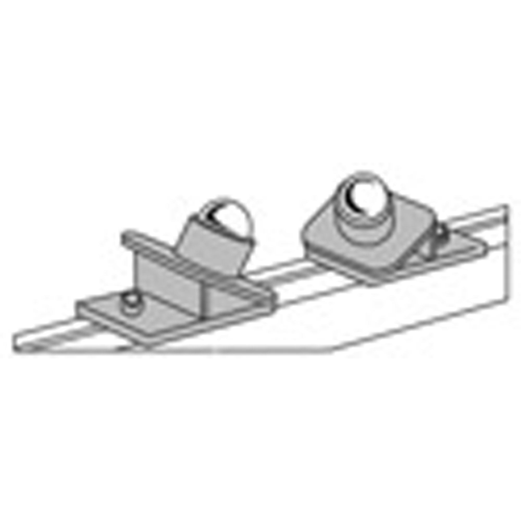Support Adjust-A-RollsMD, Capacité de chargement 1000 lb, Capacité max. de tuyau 36"