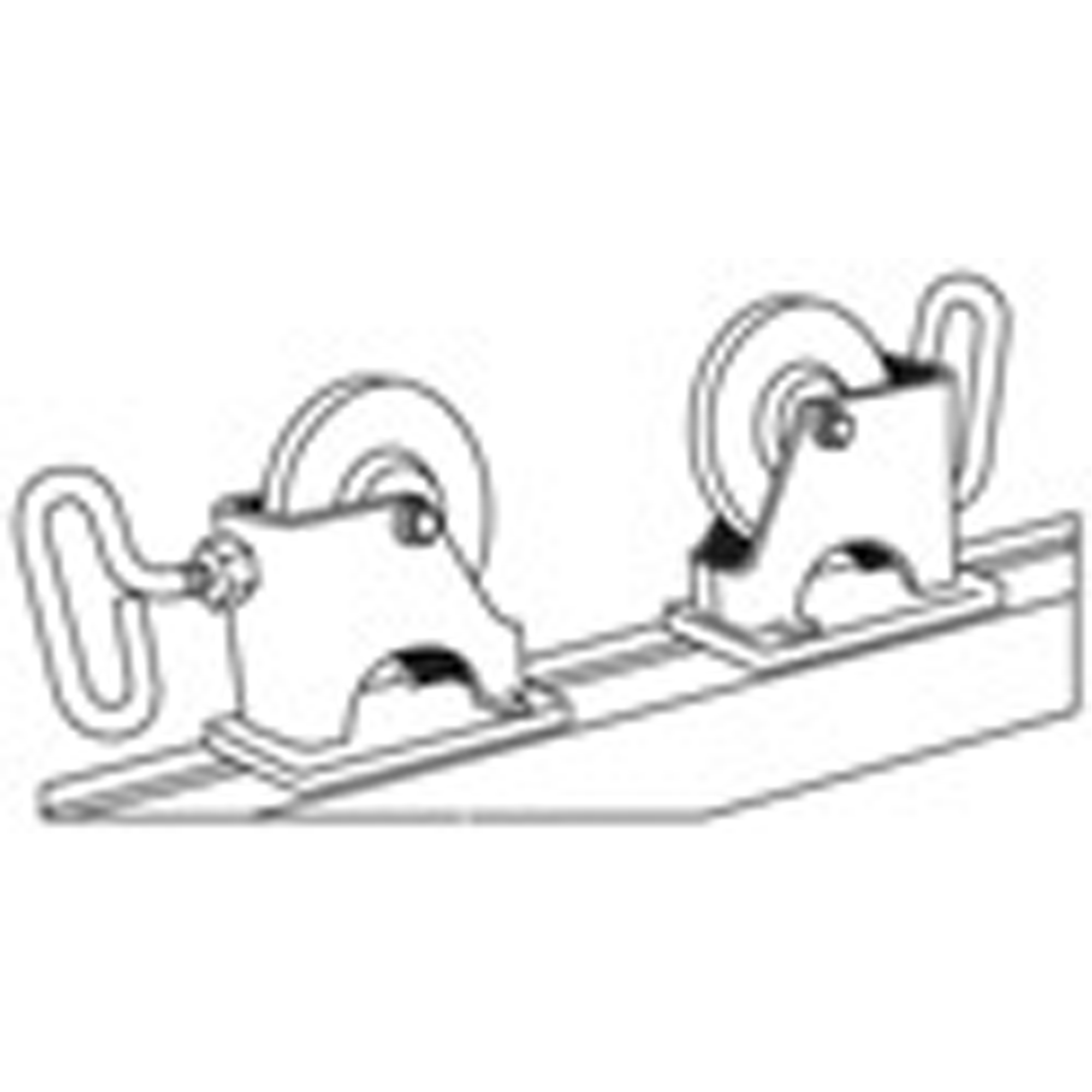 Support Adjust-A-RollsMD, Capacité de chargement 2000 lb, Capacité max. de tuyau 36"