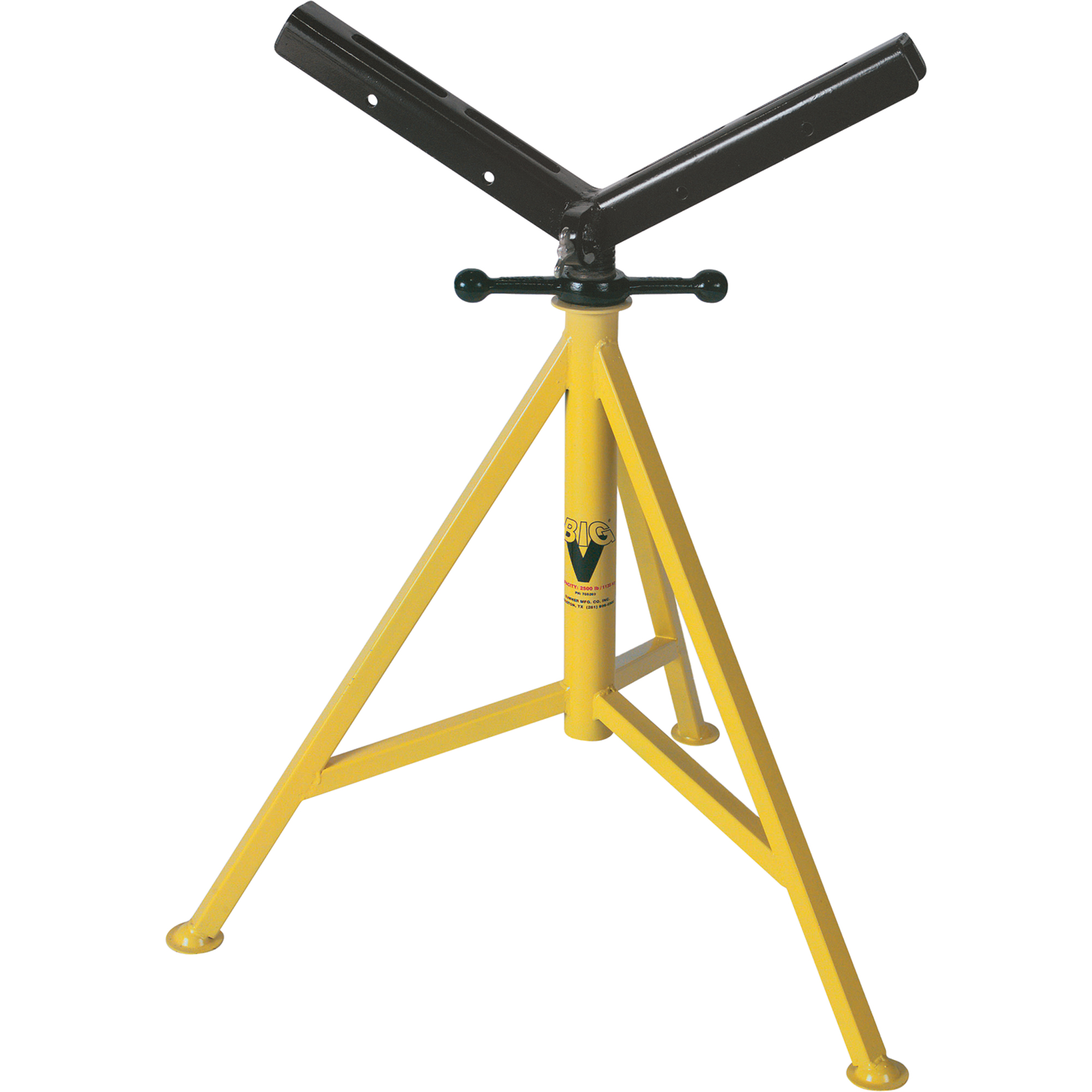 Support porte-tuyaux Big Vee, Capacité de chargement 2500 lb