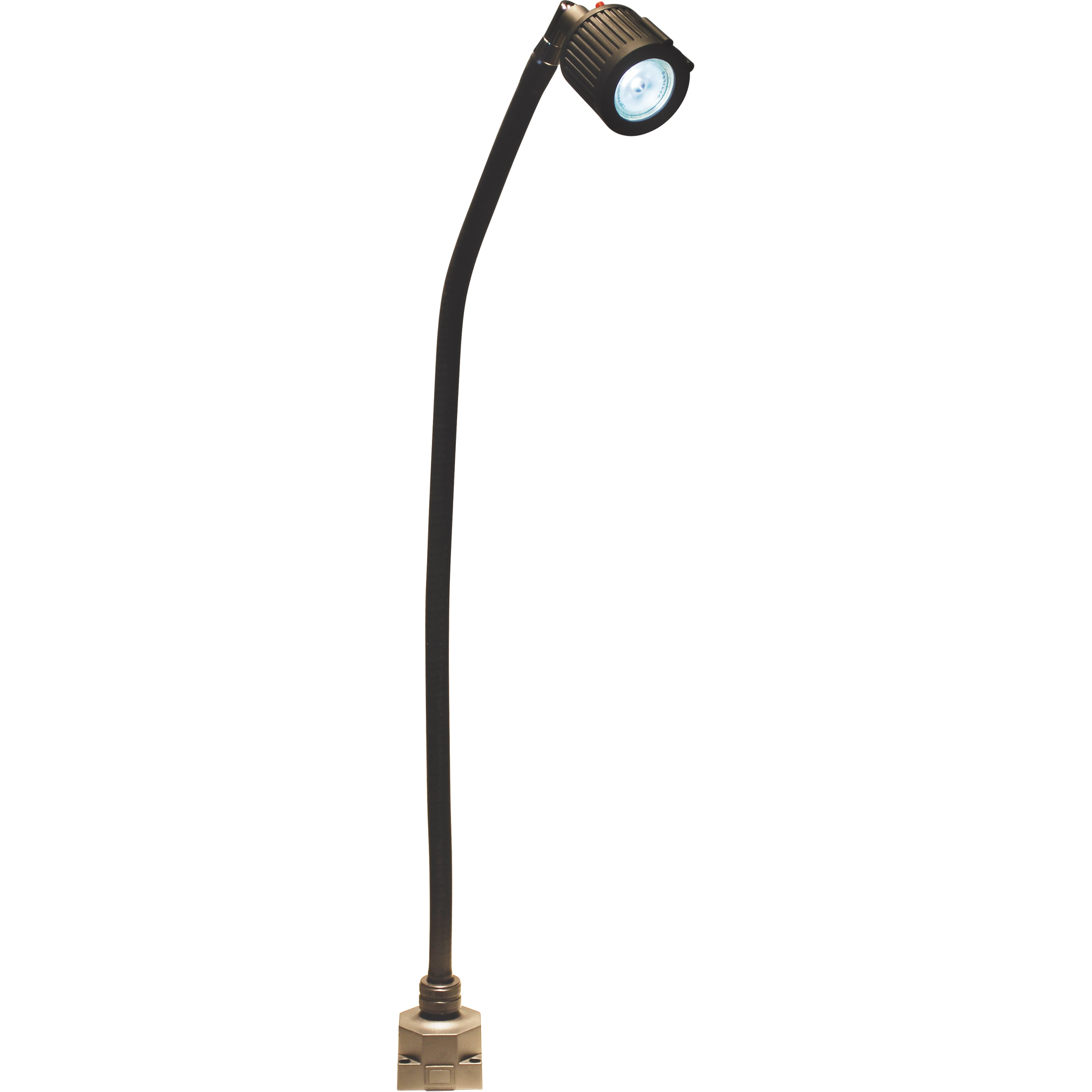 Lampe à col-de-cygne à flux élevé de la série LS, 5 W, DEL, Col 20", Noir