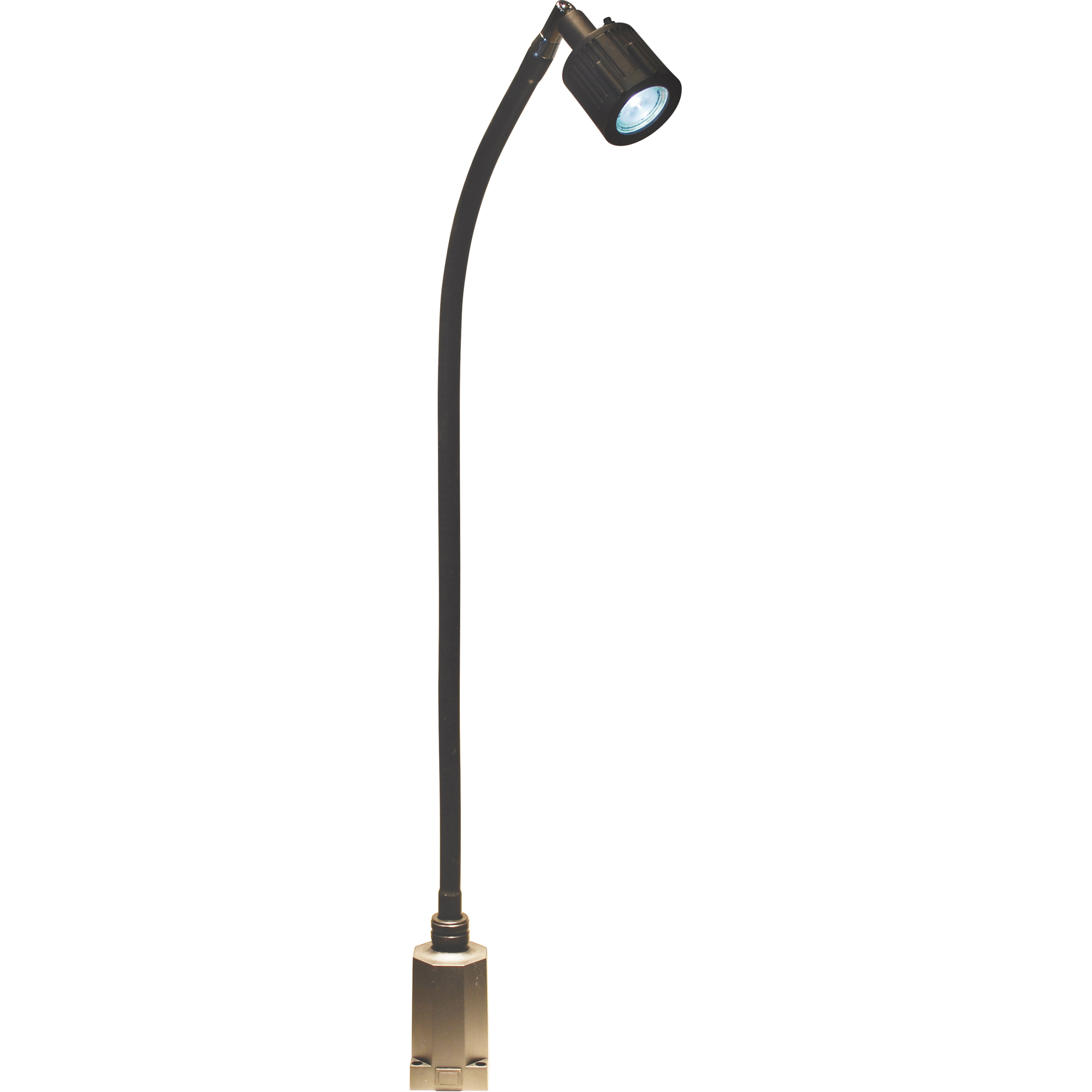 Lampe à col-de-cygne à flux élevé de la série LS, 5 W, DEL, Col 27", Noir