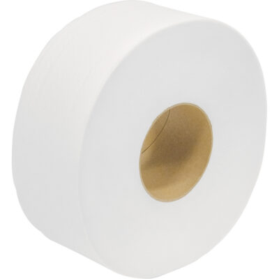 Papier hygiénique de première qualité mini en rouleau géant Snow SoftMC, Rouleau Géant, 2 Pli, Longueur 650', Blanc