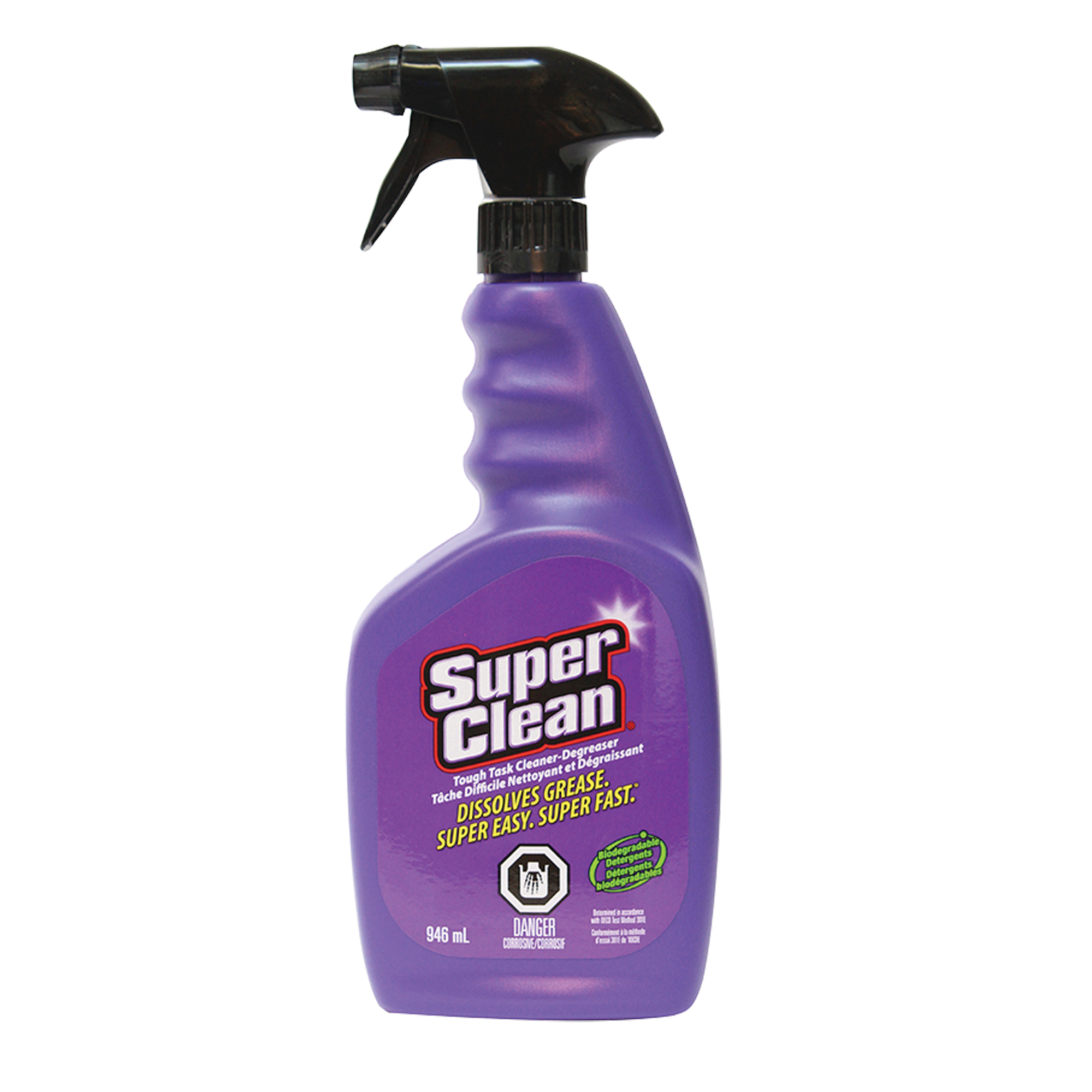 Nettoyant et dégraissant moussant, Bouteille à gâchette