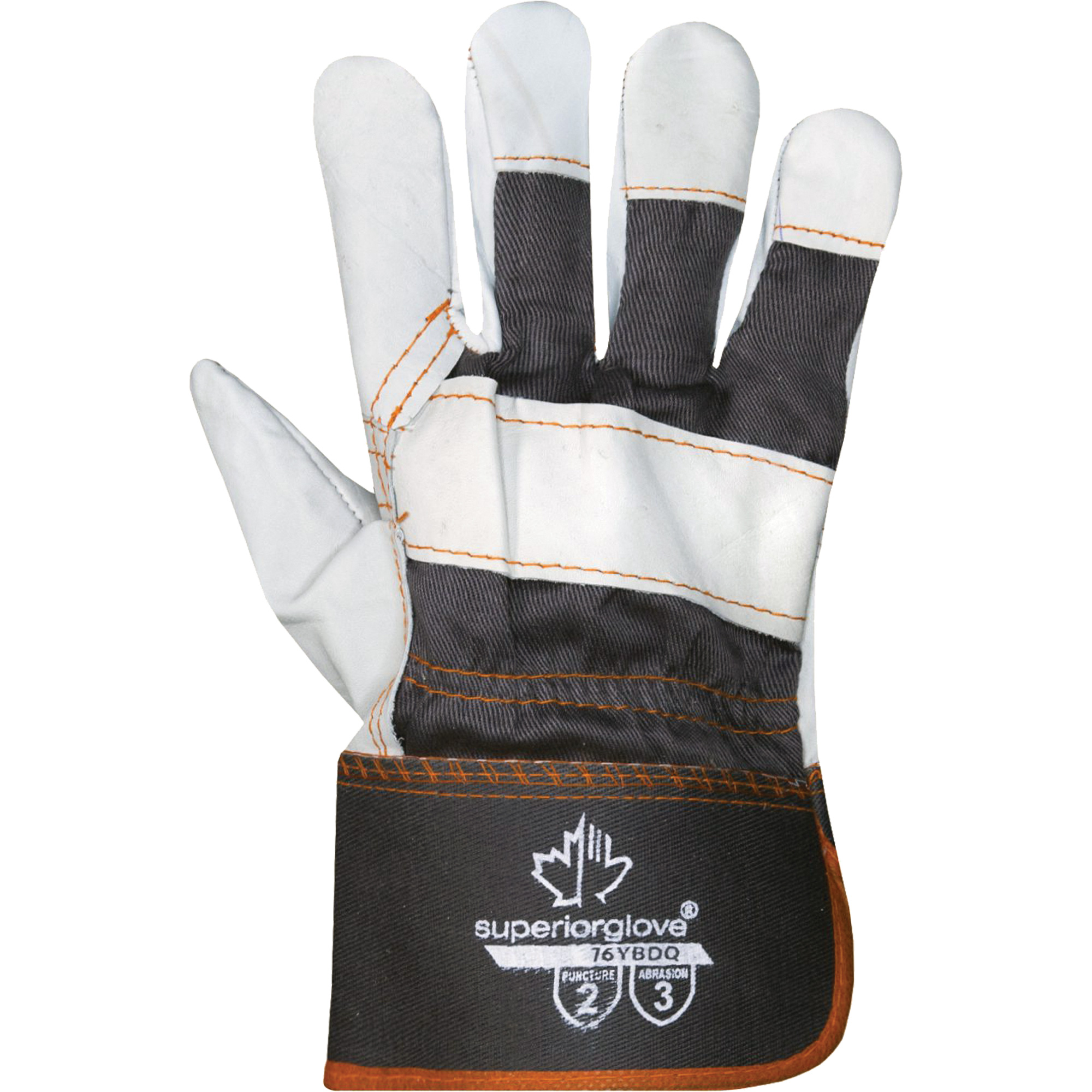 Gants antisudation EnduraMD, T-Grand, Paume en Cuir fleur de vache, Doublure en Coton