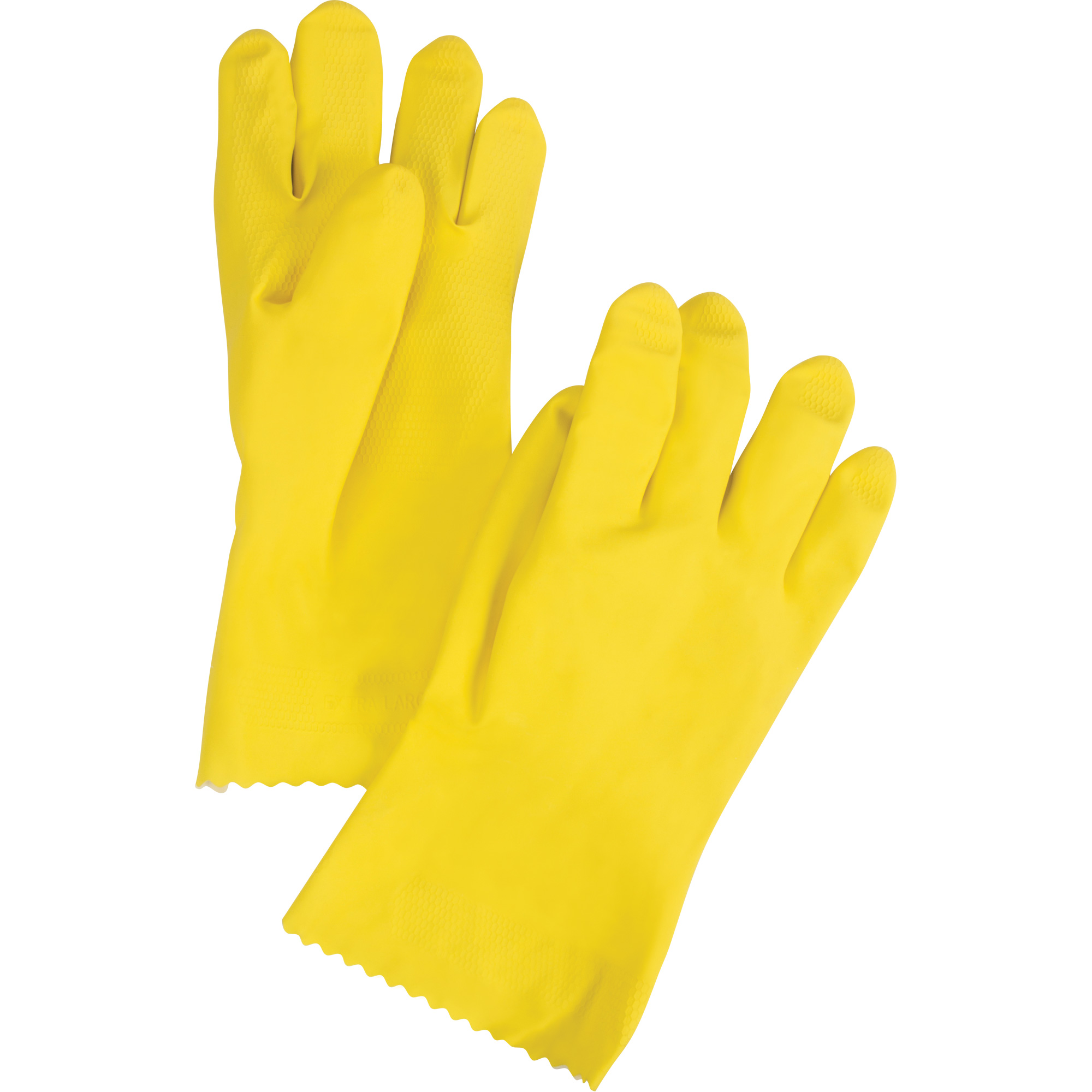 Gants ChemStopMC, Taille T-Grand/10, 12" lo, Latex, Doublure en Ouatée, 16 mils