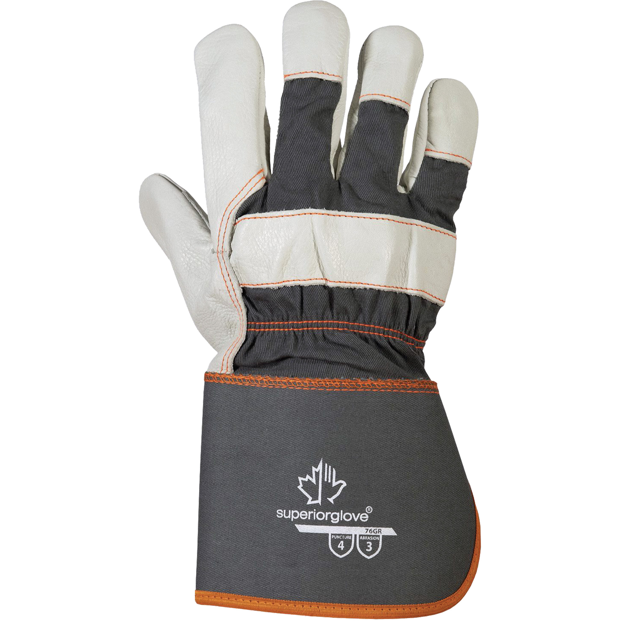 Gants d’ajusteur EnduraMD, Taille unique, Paume en Cuir fleur de vache, Doublure en Coton
