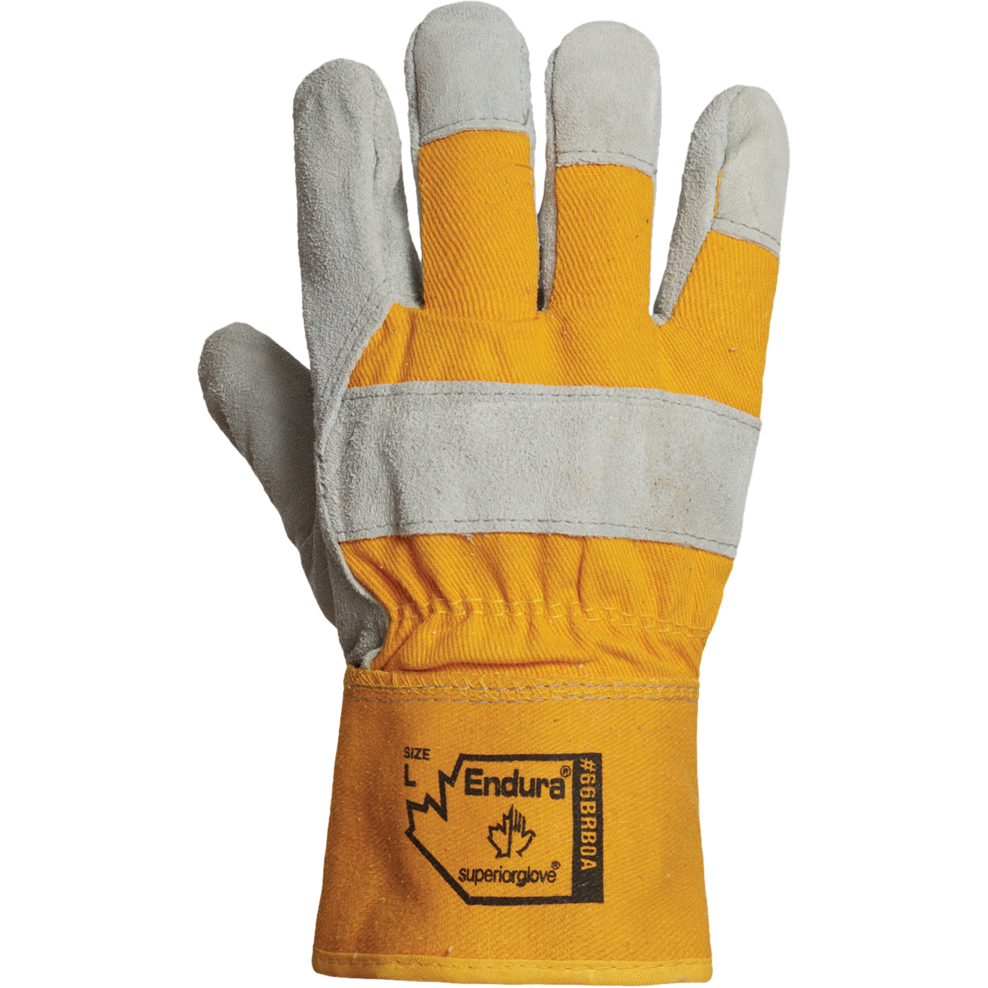 Gants d'ajusteur pour l'hiver EnduraMD, T-Grand, Paume en Cuir refendu, Doublure en Boa