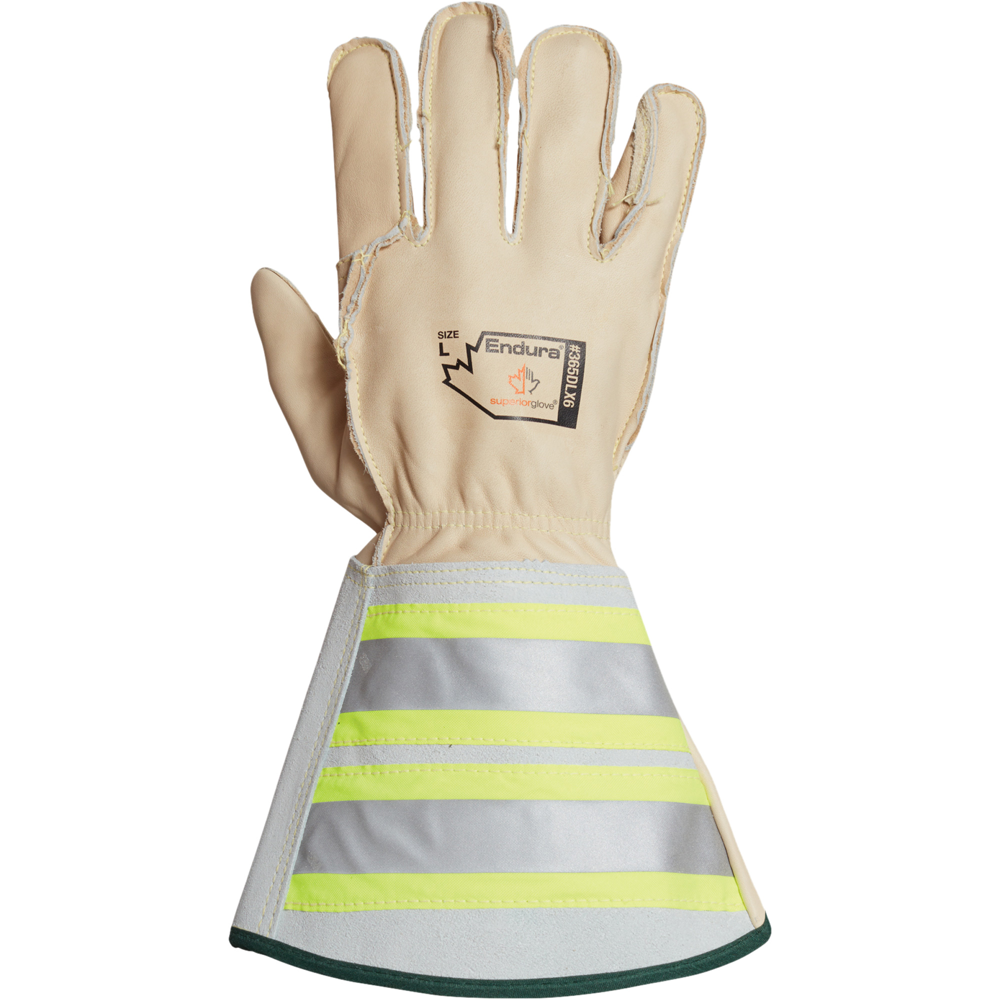 Gants de monteur de lignes de luxe EnduraMD, 2T-Grand, Paume en Cuir de cheval