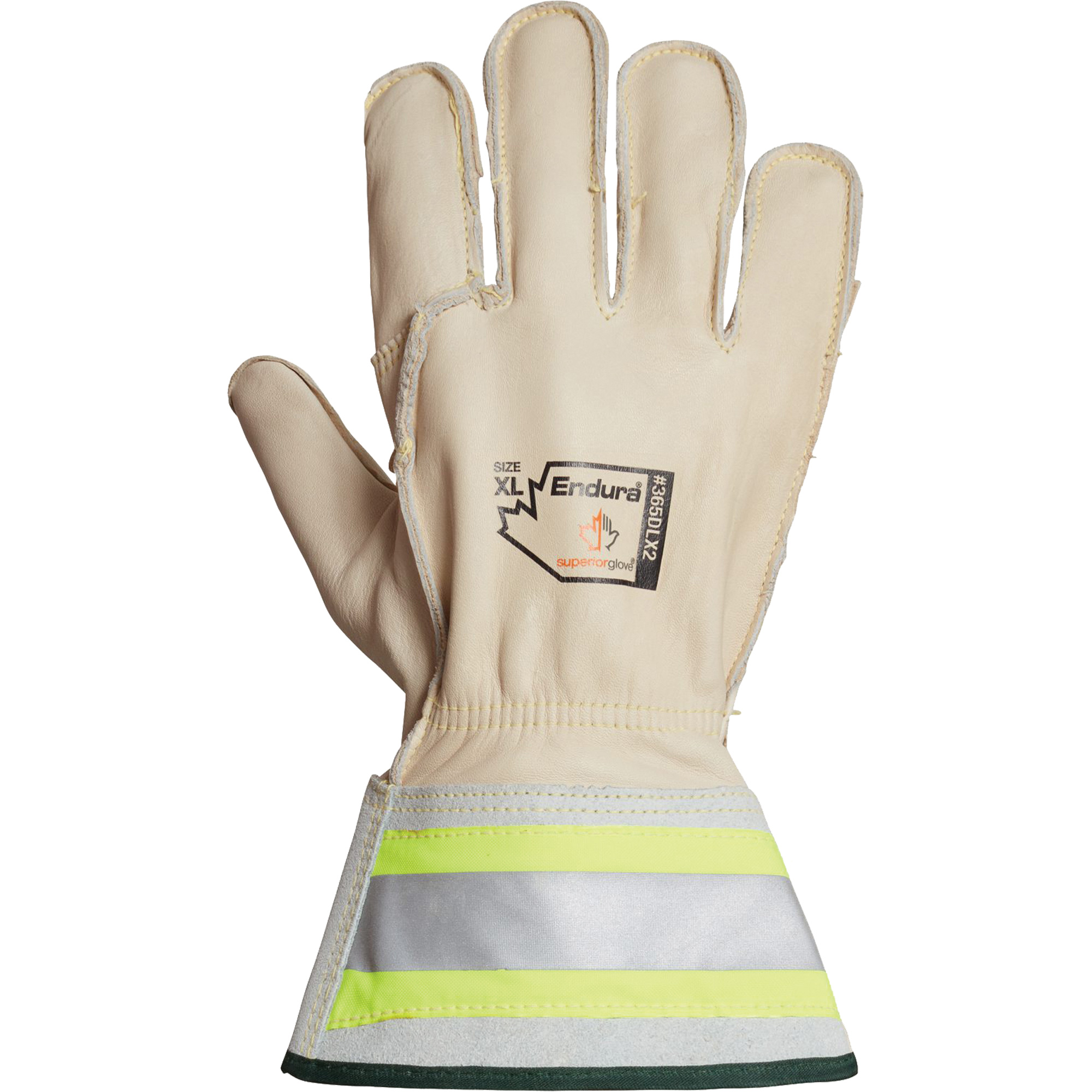 Gants de monteur de lignes EnduraMD 365DLX2, 2T-Grand, Paume en Cuir de cheval