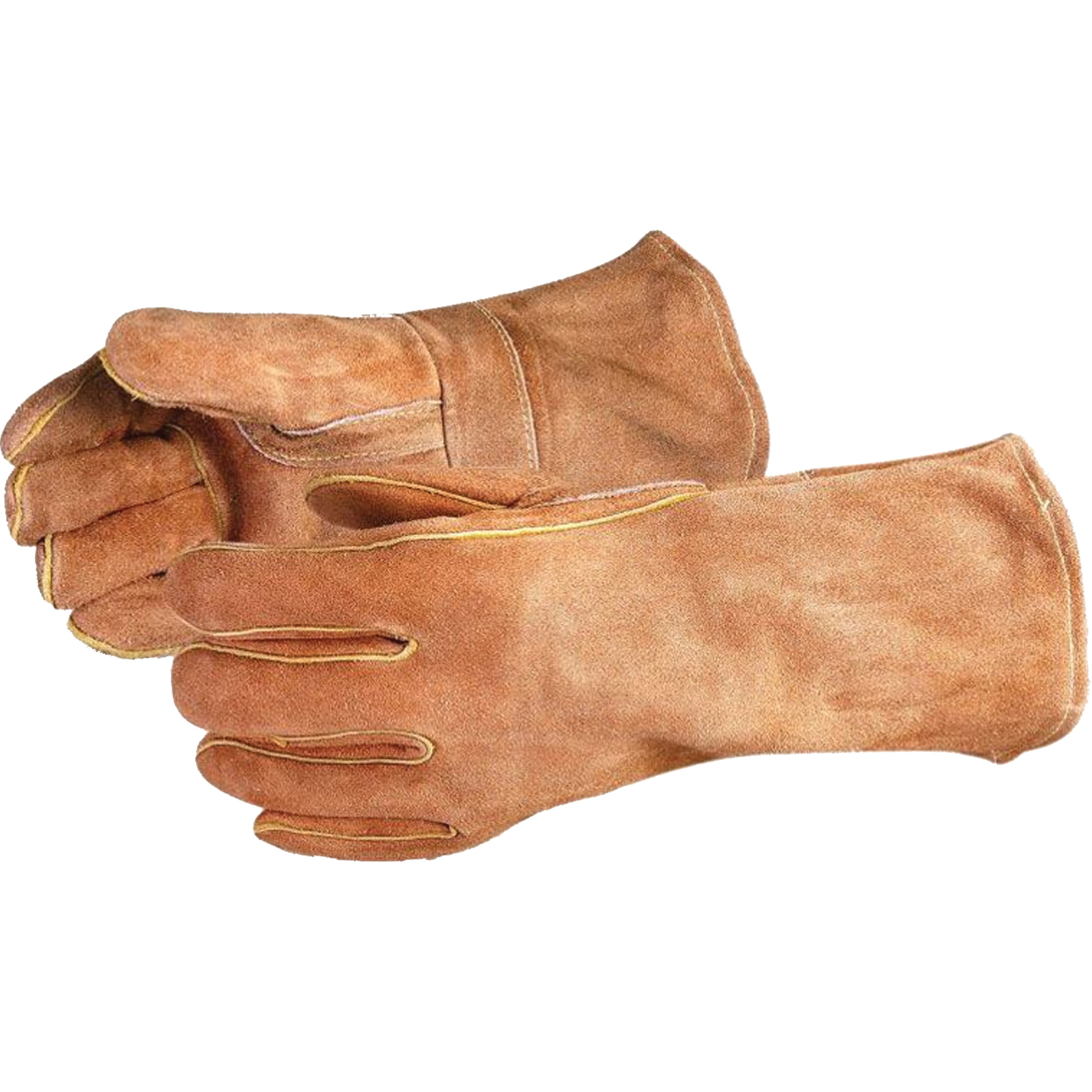 Gants de soudage bruns de luxe EnduraMD 505BS, Cuir de vache refendu, Taille Grand