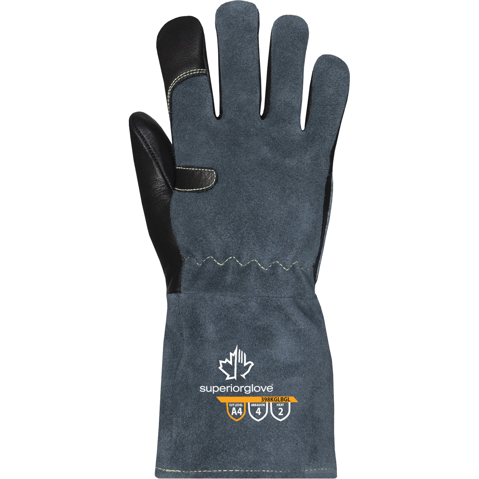 Gants de soudage MIG EnduraMD 398KGLBGL, Cuir fleur de vache, Taille Petit