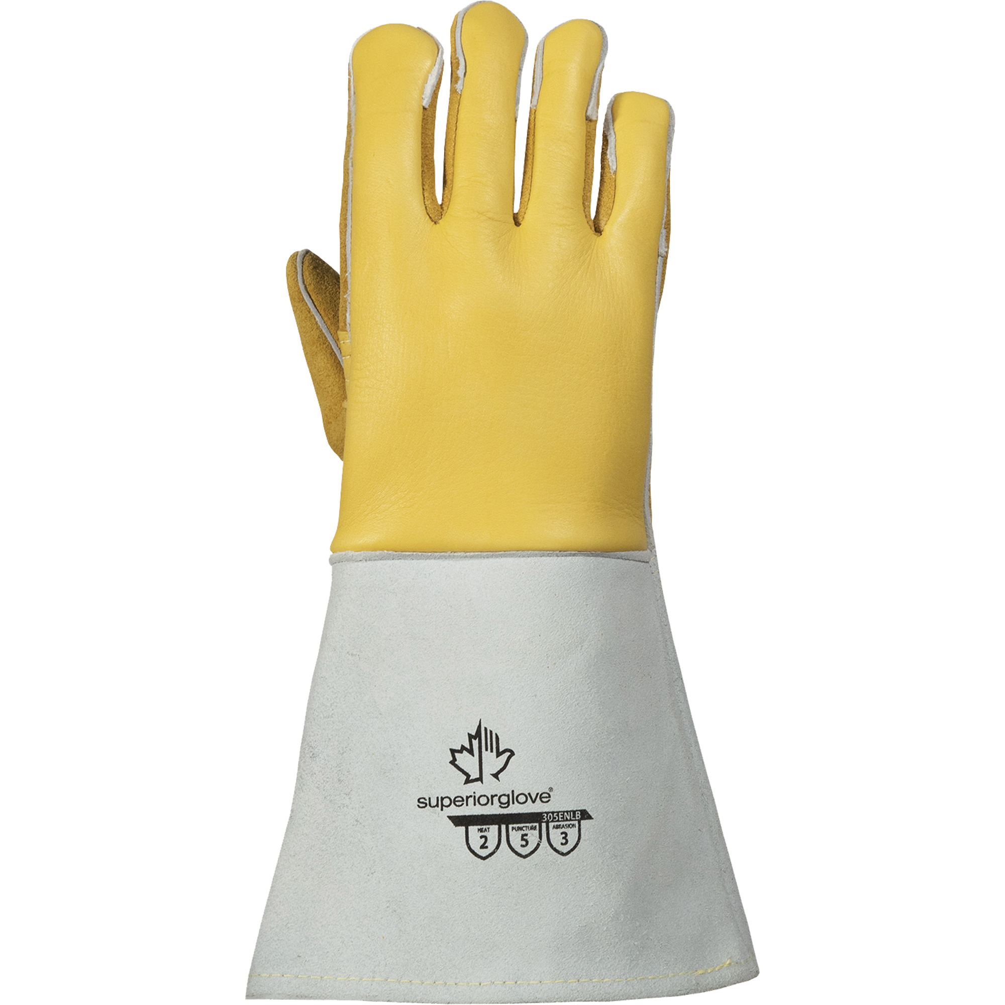 Gants de soudage TIG, Cuir fleur de d'élan, Taille T-Grand