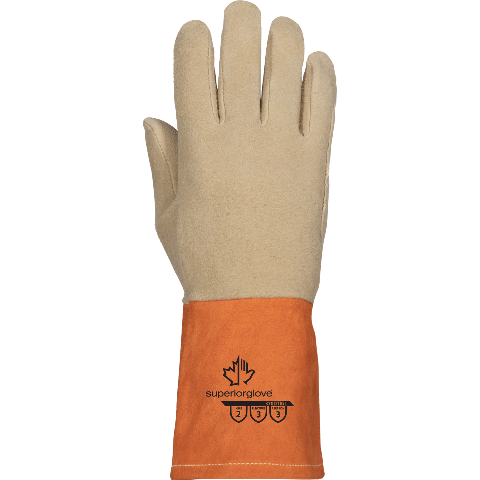 Gants de soudage TIG EnduraMD 370DTIGL, Cuir fleur de daim, Taille Moyen