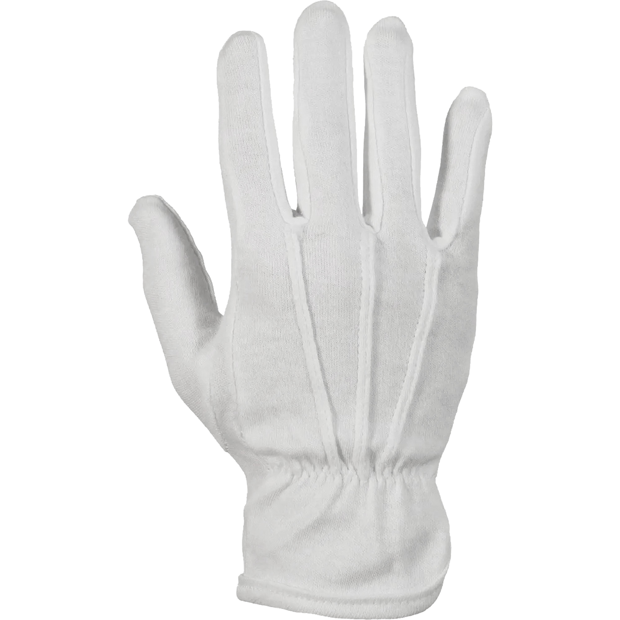 Gants d'inspection classiques Parade, Coton/Nylon, Poignet Non ourlé, 10/T-Grand