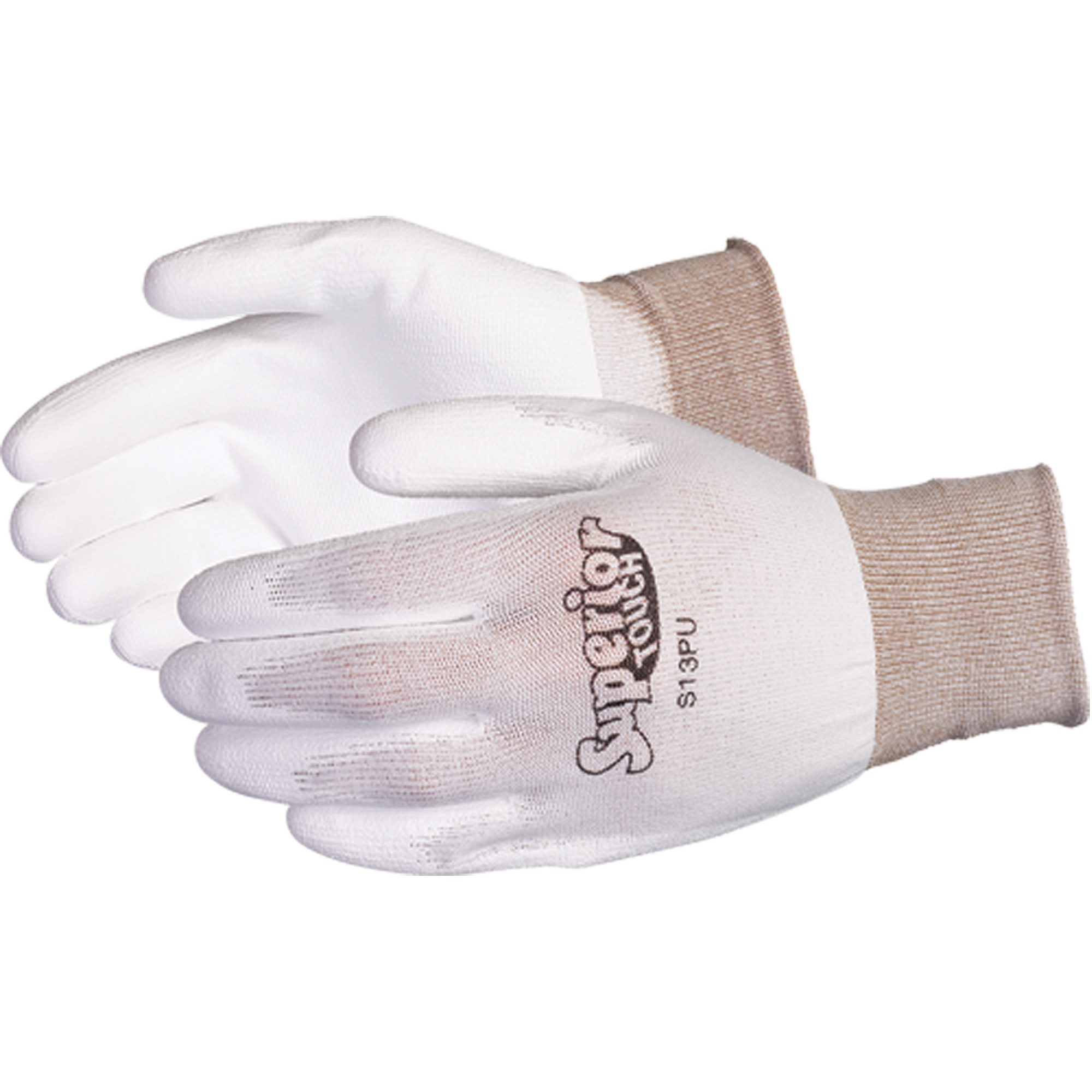 Gants en nylon à paume enduite de polyuréthane Superior TouchMD de qualité supérieure, 9/Grand, Rêvetement Polyuréthane, Calibre 13, Enveloppe en Nylon