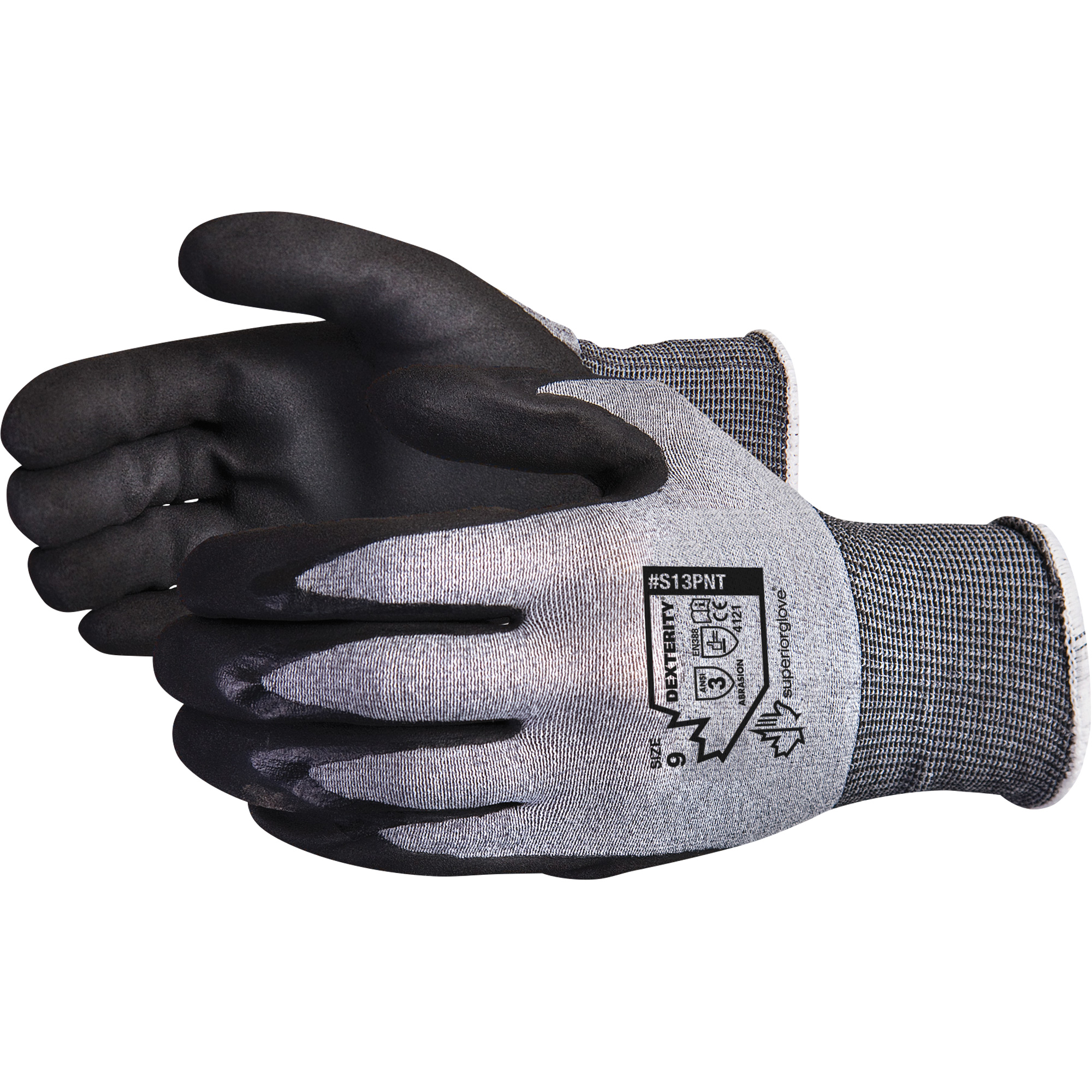 Gants en nylon DexterityMD, 11, Rêvetement Nitrile, Calibre 13, Enveloppe en Nylon