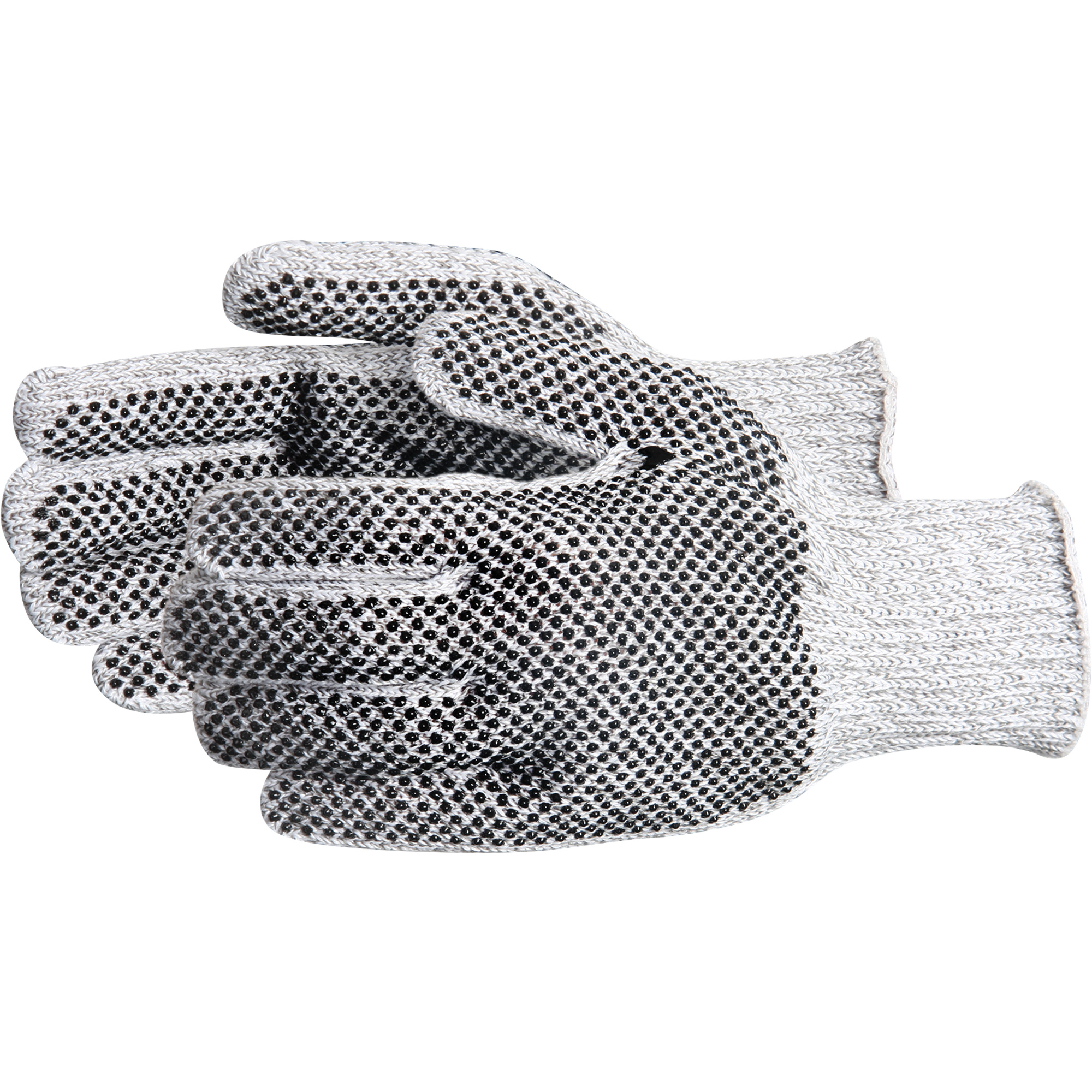 Gants en tricot composite de poids moyen ContenderMC, Taille Grand, Calibre 7, Revêtement PVC, Enveloppe en CorduraMD, ASTM ANSI niveau A4